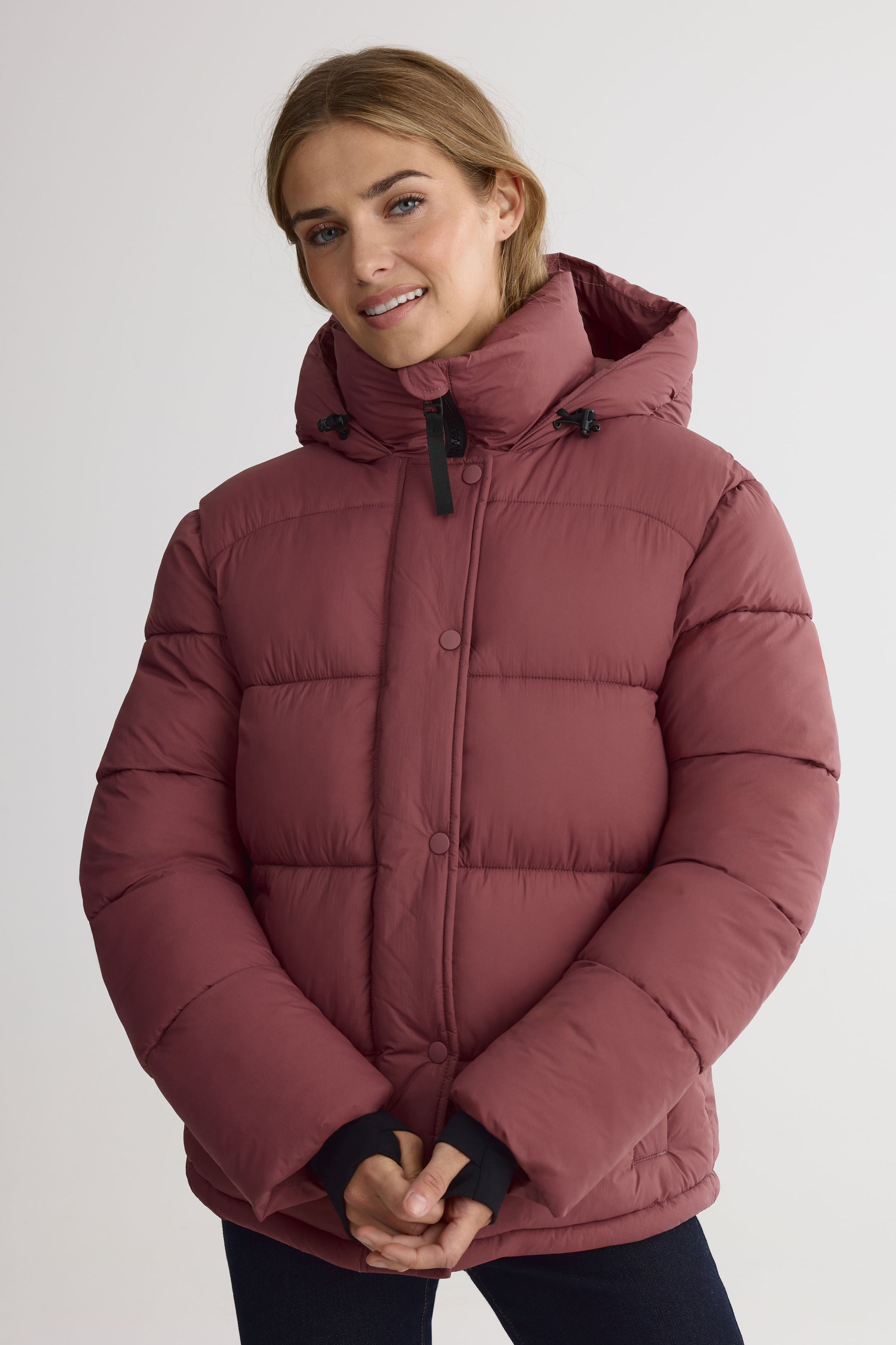 Cagoule en polar séchage rapide - Ado garçon && BOURGOGNE