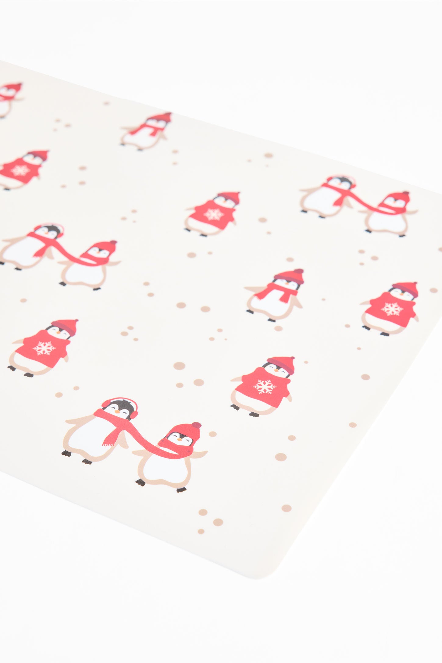 Napperon imprimé en plastique - 6 unités && MULTI