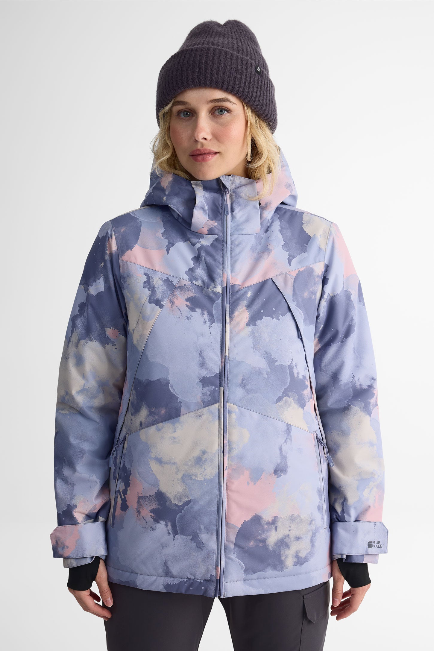 Manteau d'hiver - Femme && GRIS MULTI