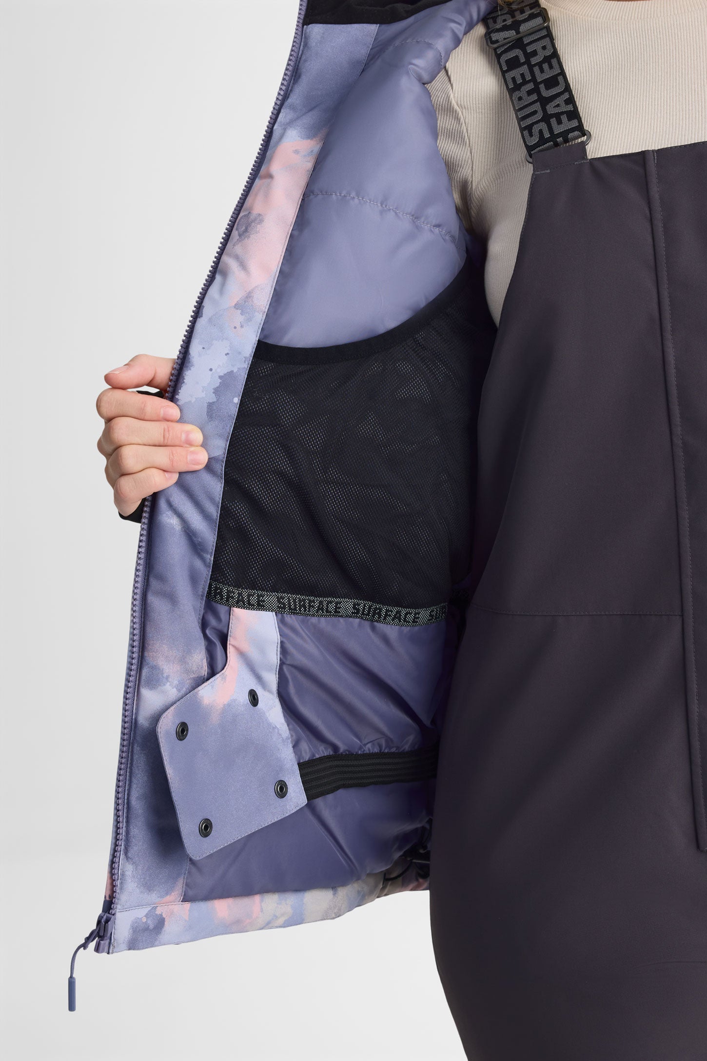 Manteau d'hiver - Femme && GRIS MULTI