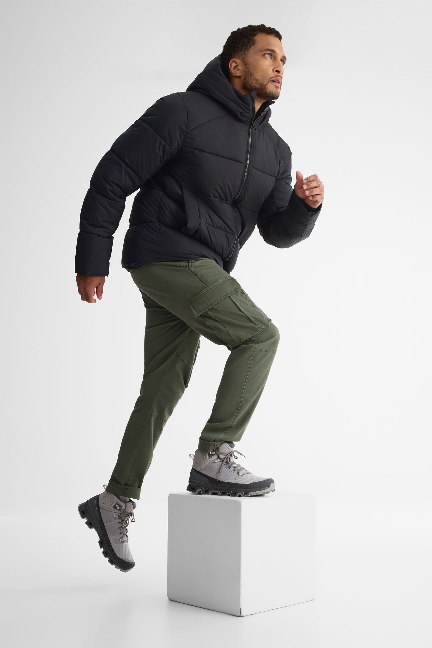 Manteau d'hiver - Homme && NOIR