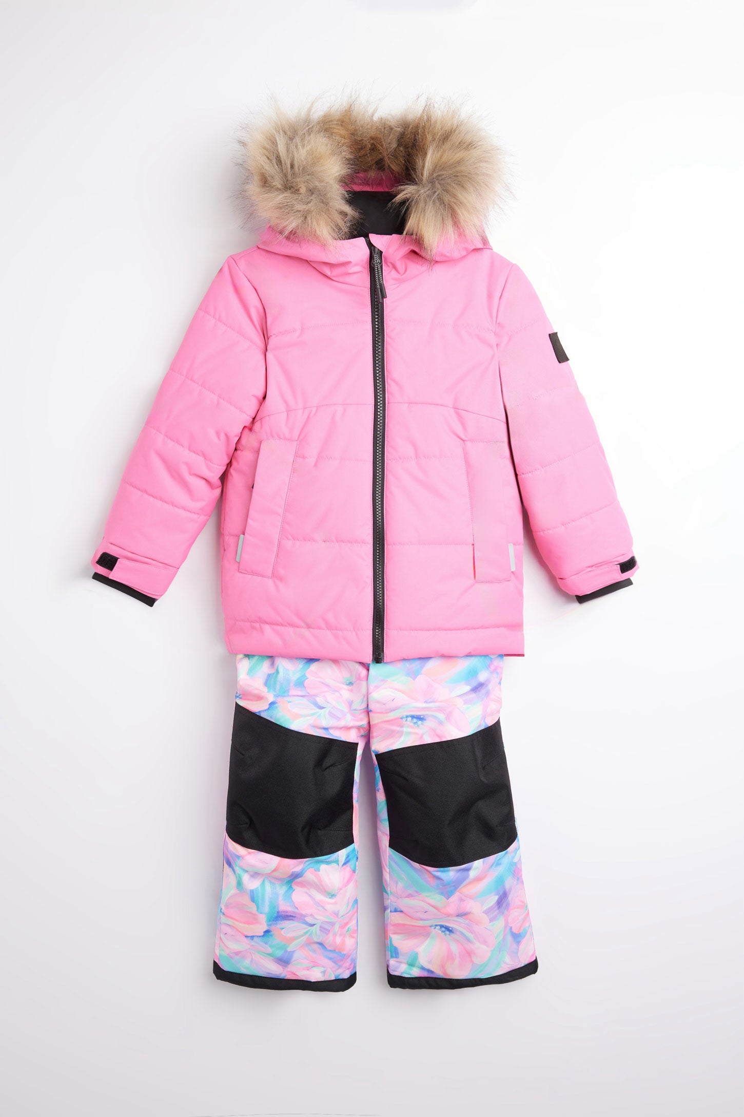 Habit de neige 2-pièces - Enfant fille && ROSE