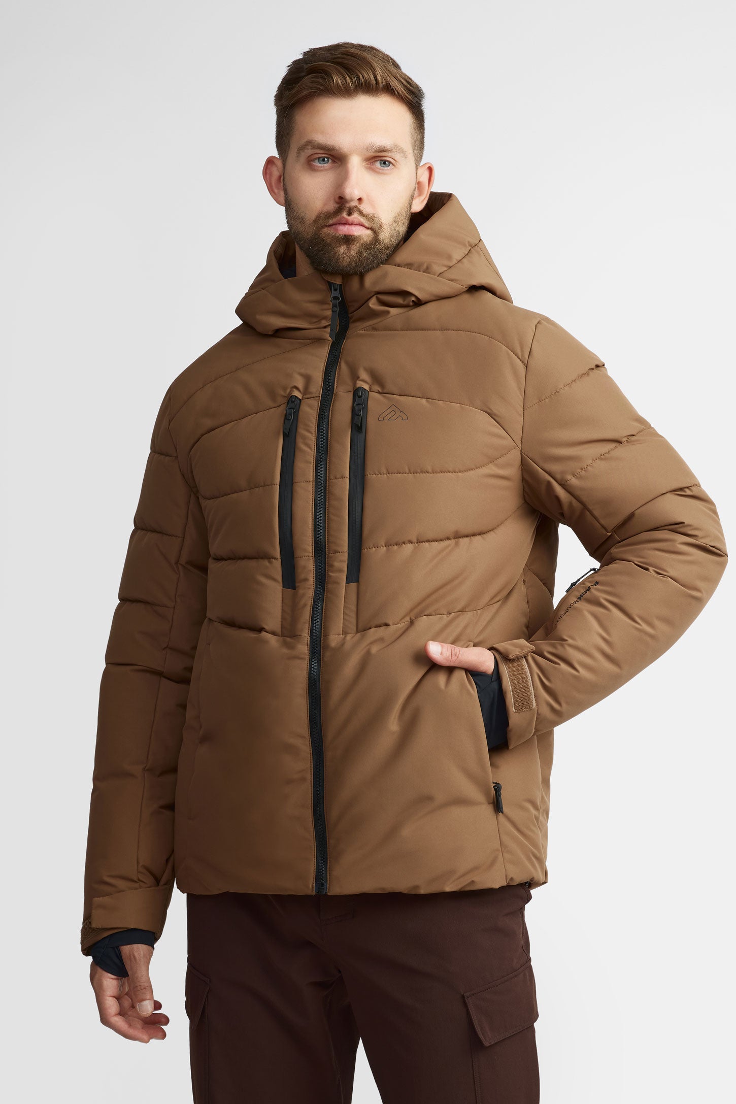 Manteau d'hiver matelassé BM - Homme && TAUPE