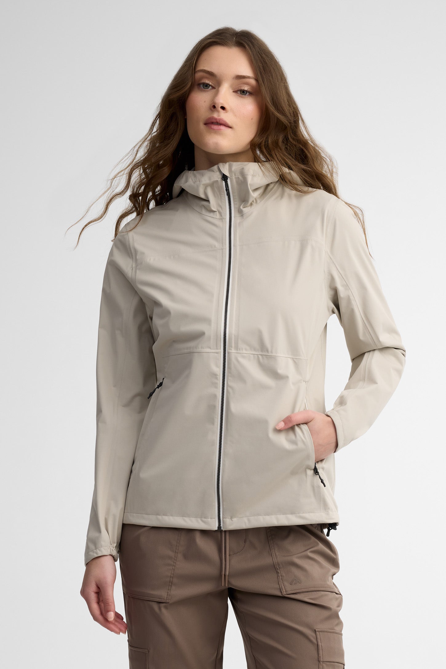 Manteau imperméable BM - Femme && BEIGE