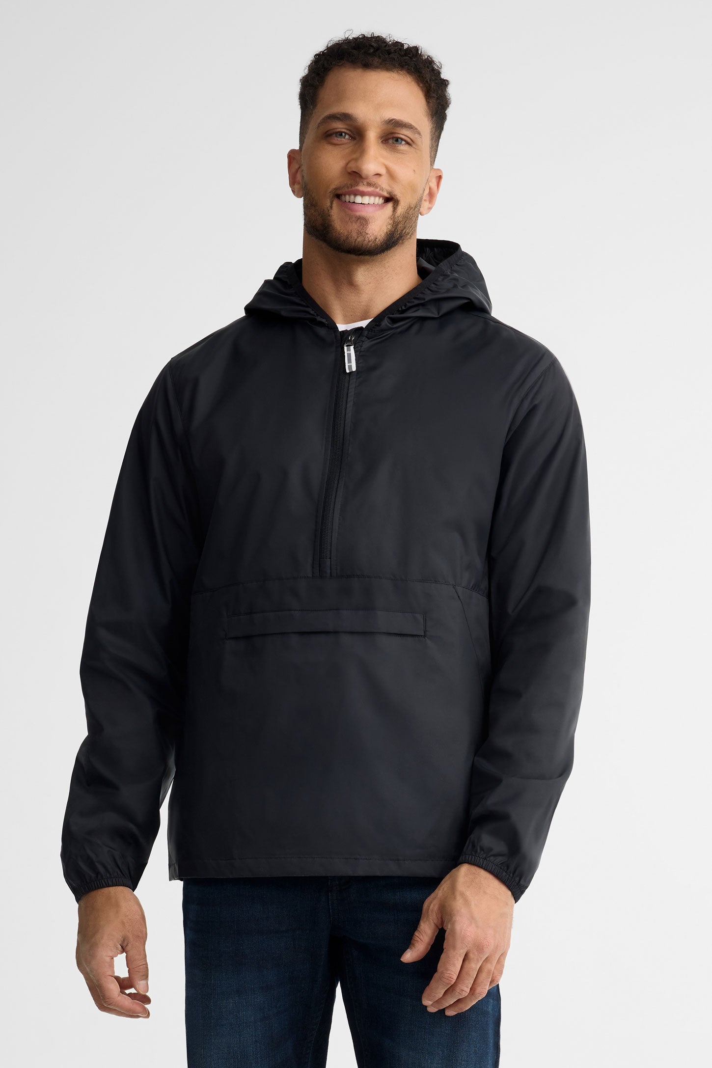 Manteau anorak convertible - Homme && NOIR