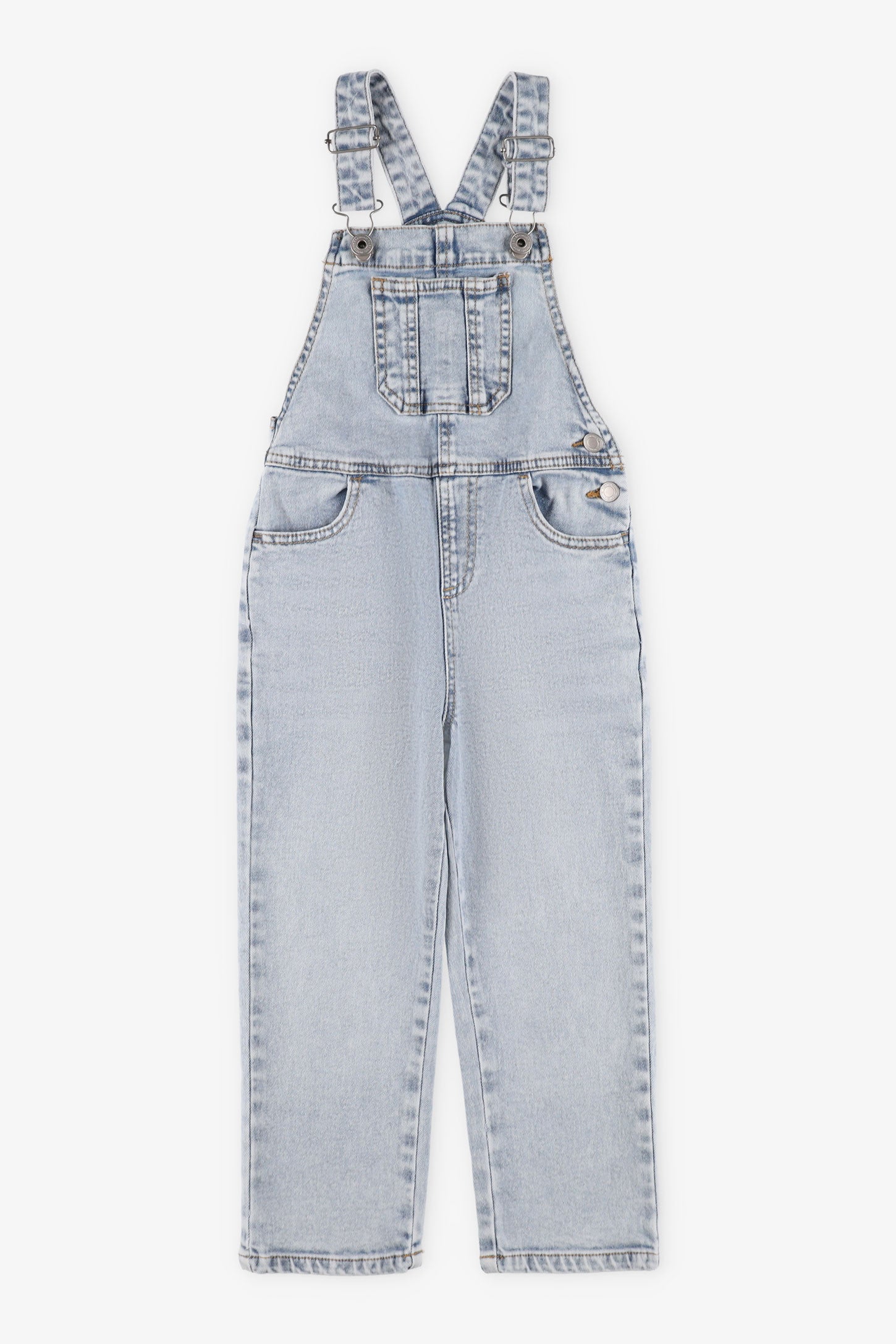 Salopette en jeans - Enfant fille && BLEU PALE