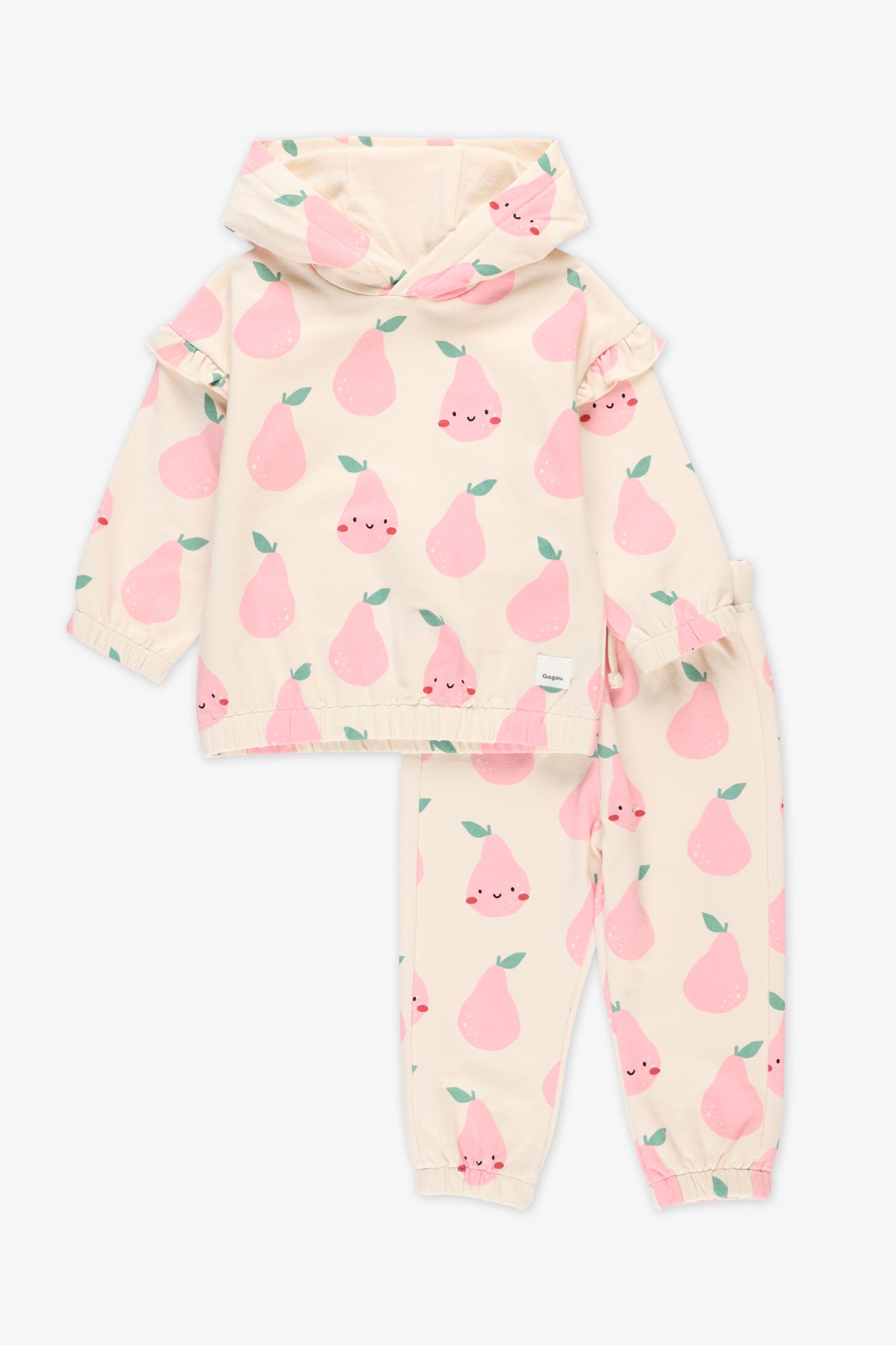 Ensemble gilet et pantalon ouaté - Bébé fille && BEIGE/MULTI