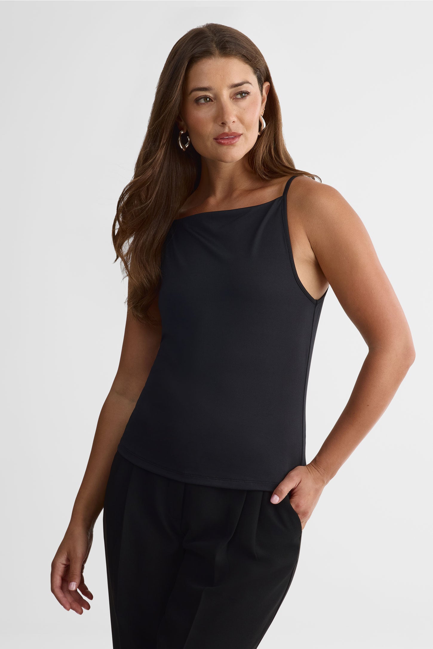 Square neck tank top - Women