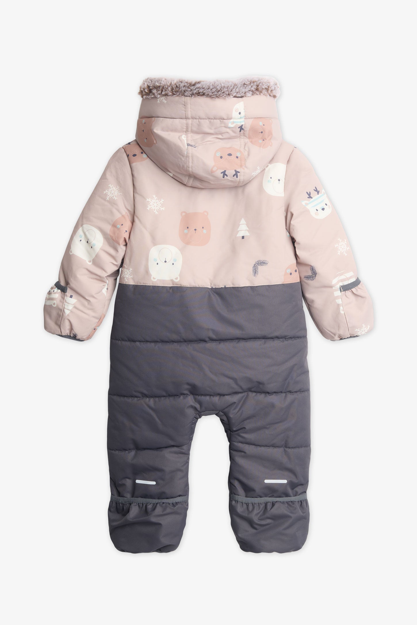 Habit de neige 1 pièce doublé polaire - Bébé garçon && TAUPE MULTI