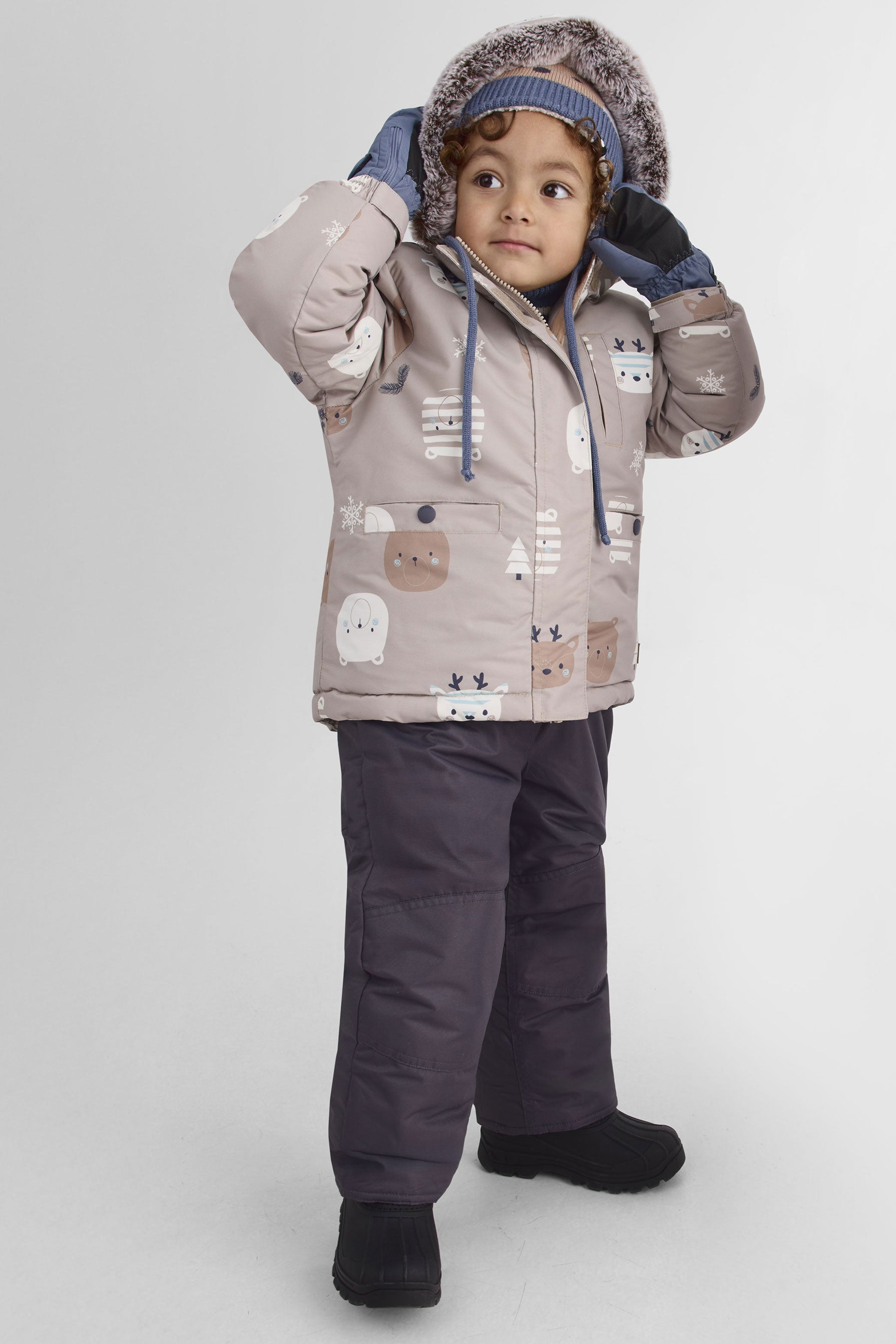 Habit de neige 2 pcs - Bébé garçon && TAUPE MULTI