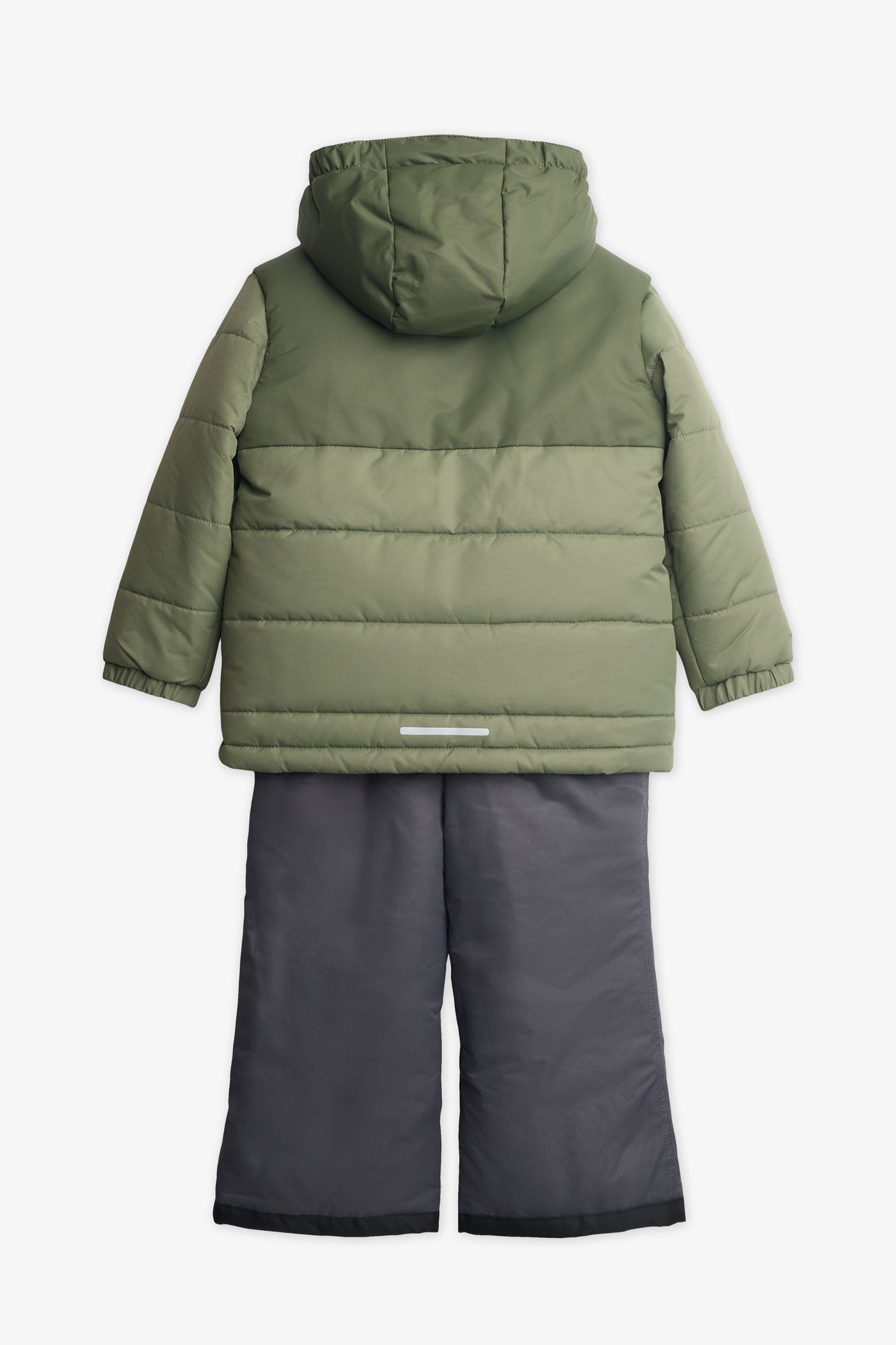 Ensemble de neige avec manteau et pantalon - Enfant garçon && KAKI