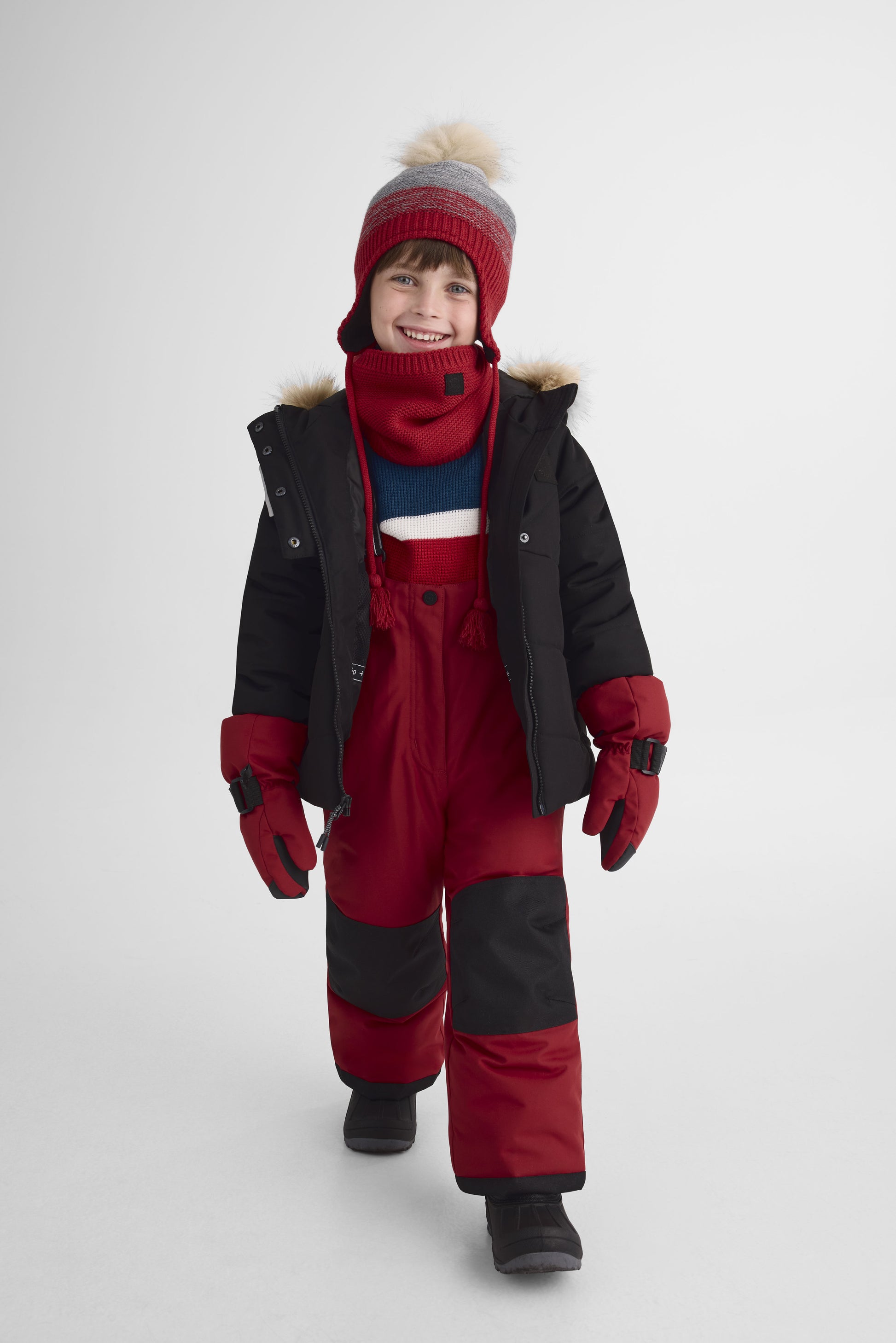 Ensemble de neige isolé - Enfant garçon && NOIR