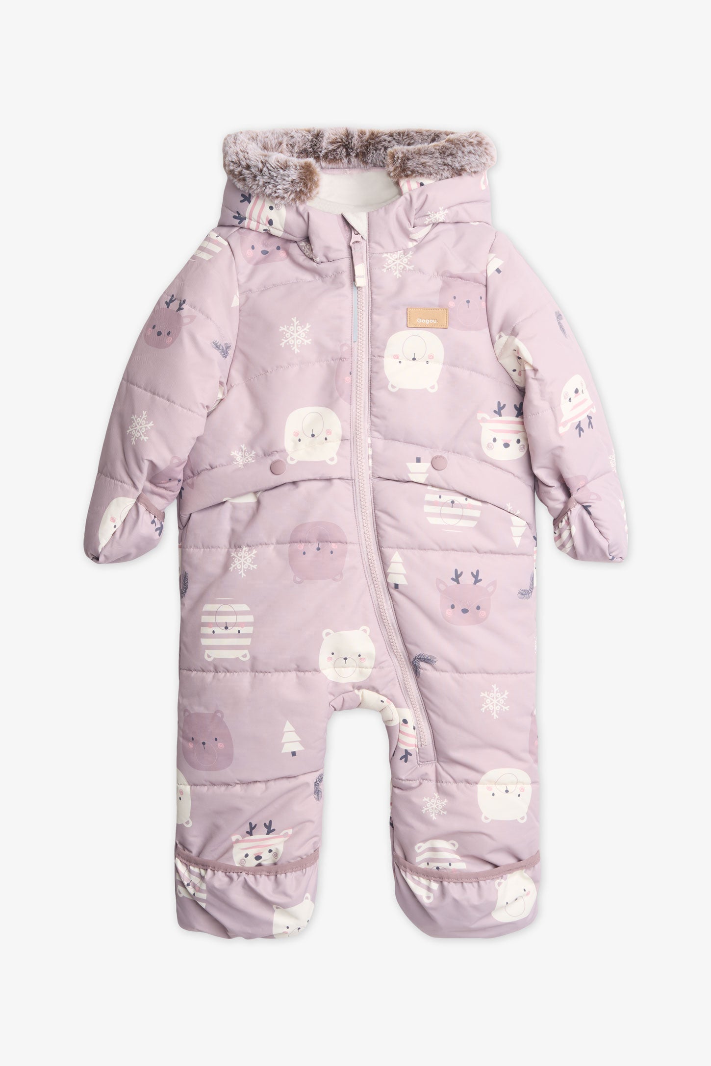 Habit de neige 1 pièce - Bébé fille && LILAS MULTI