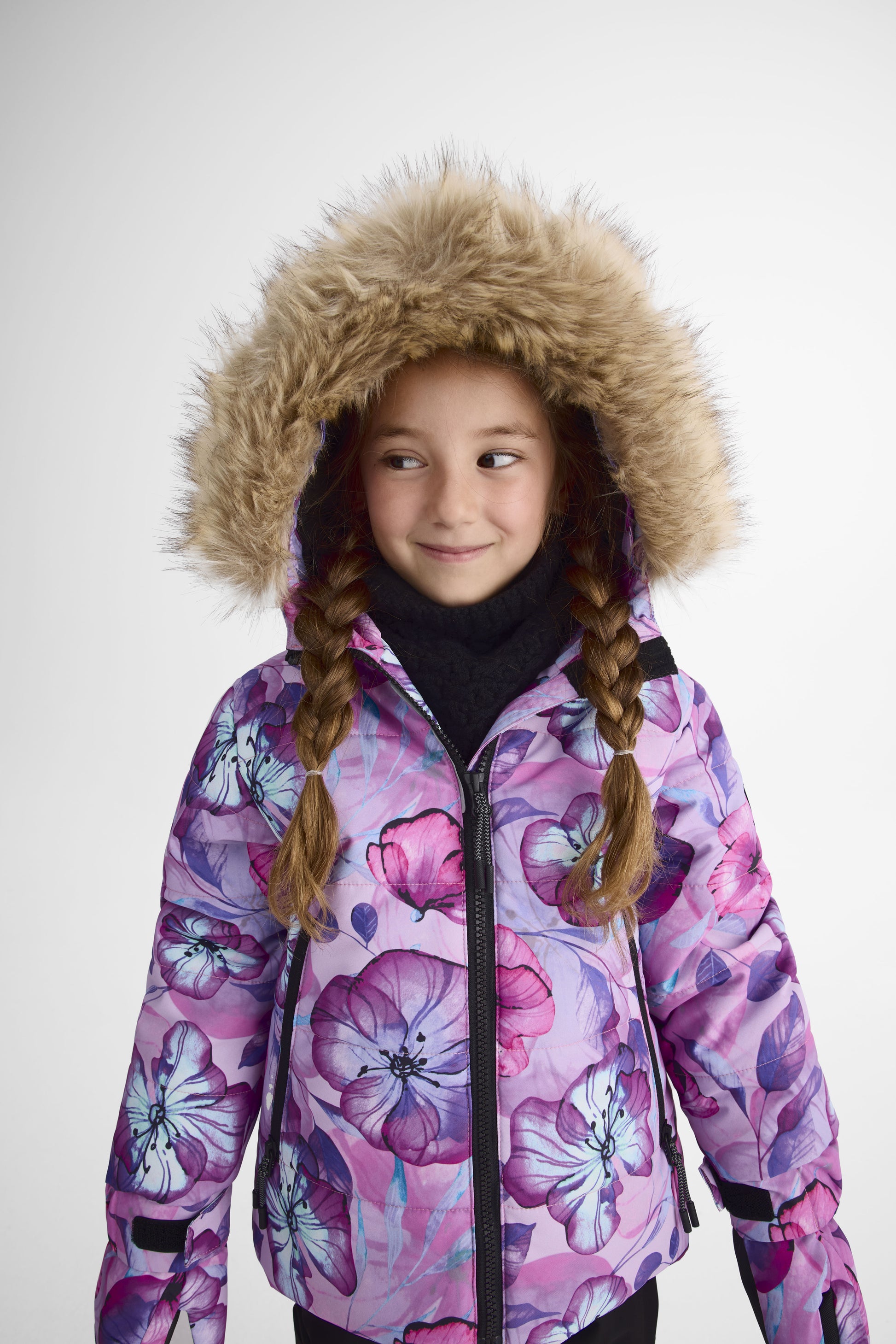 Habit de neige 2 pièces - Enfant fille && LILAS MULTI
