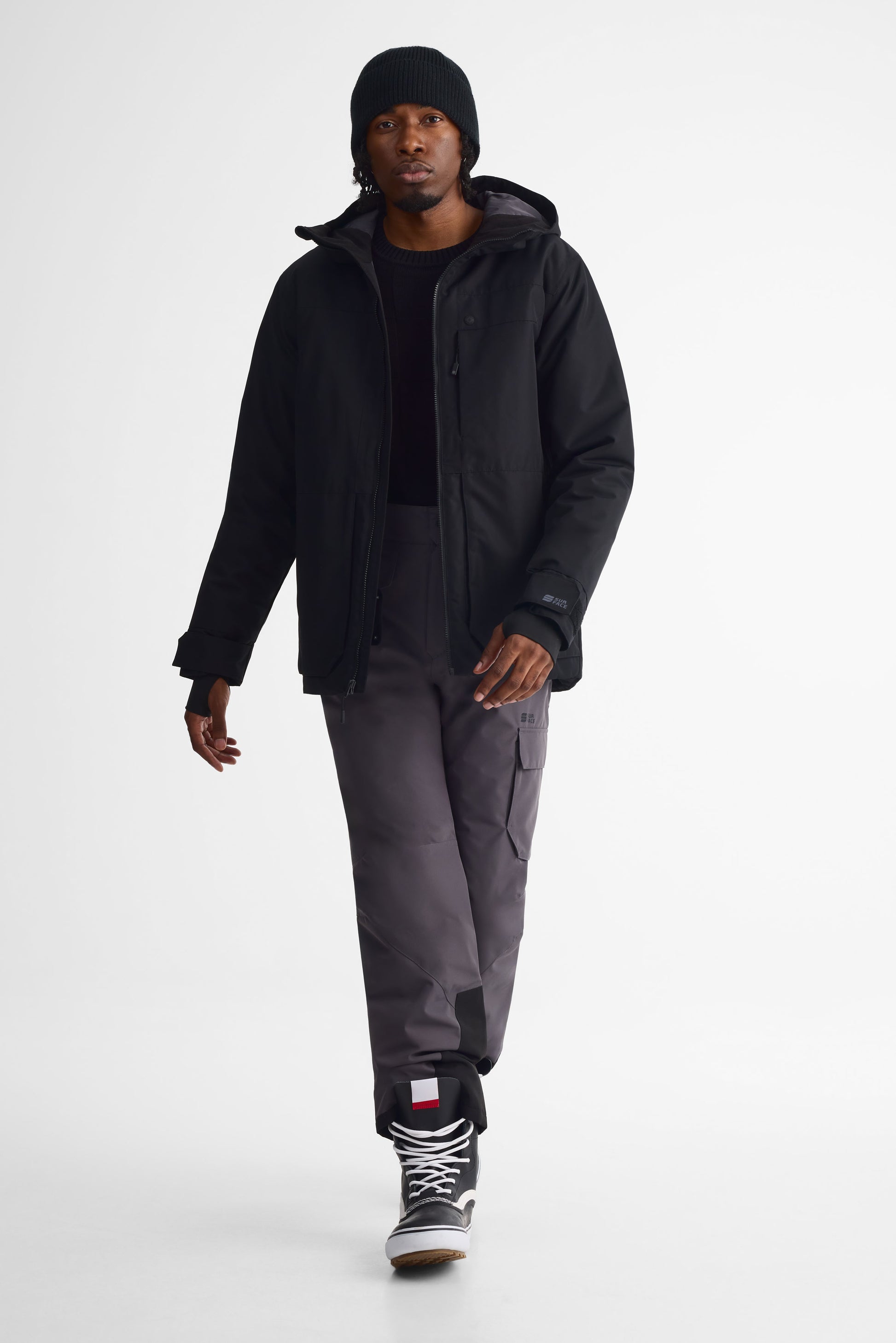 Manteau d'hiver – Homme && NOIR