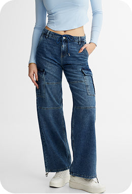 pantalon-jeans-denim-femme-coupe-droite