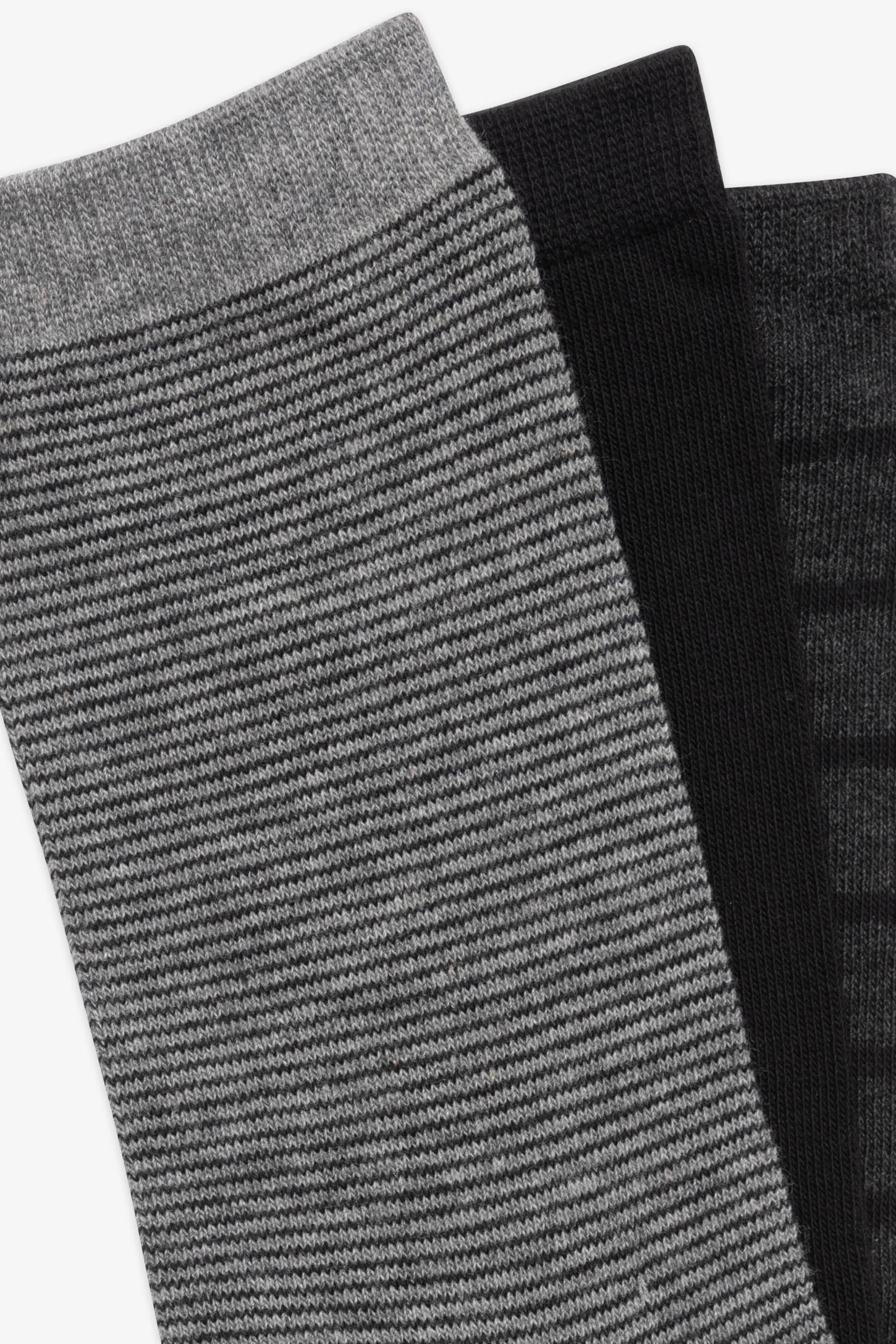 Lot de 3 paires de chaussettes - Femme && NOIR