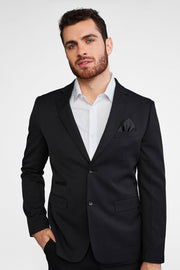 Veston coupe moderne ajustée - Homme && NOIR