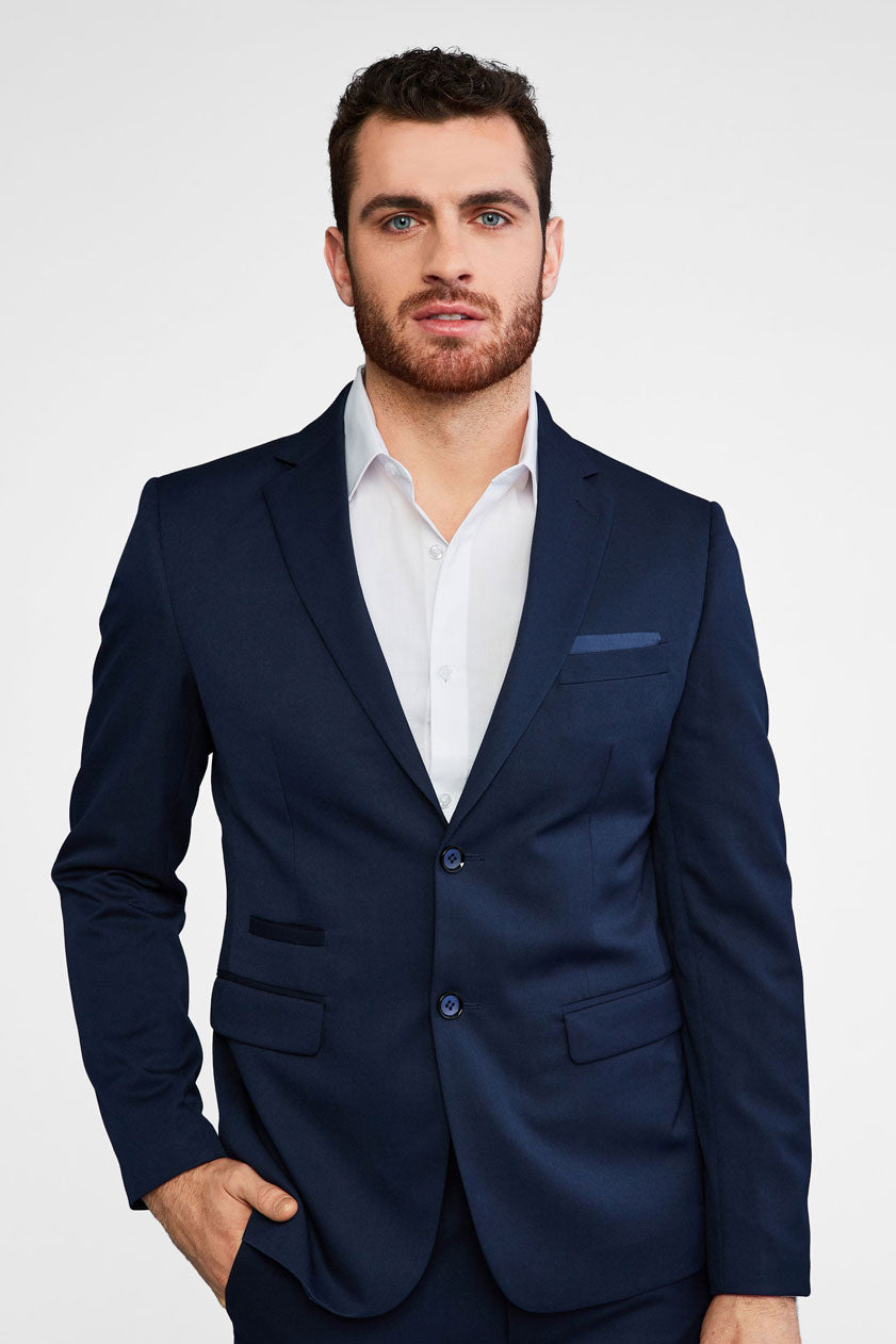Veston coupe moderne ajustée - Homme && MARIN