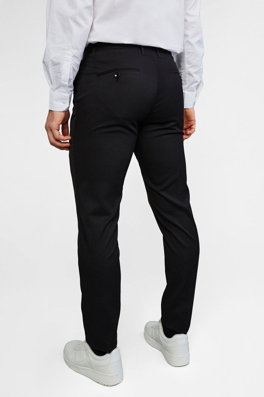 Pantalon habillé coupe moderne - Homme && NOIR