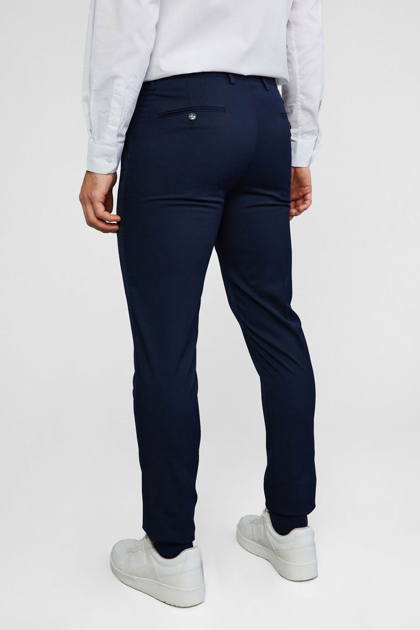 Pantalon habillé coupe moderne - Homme && MARIN