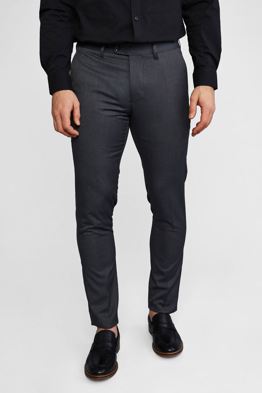 Pantalon habillé coupe moderne - Homme && GRIS
