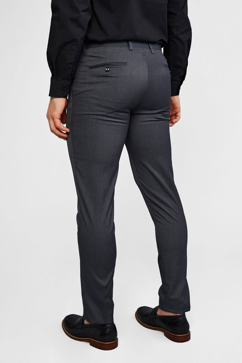 Pantalon habillé coupe moderne - Homme && GRIS