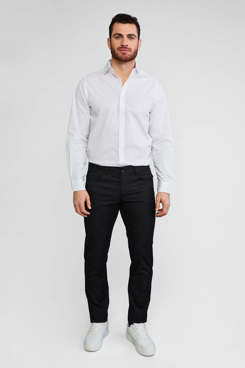 Pantalon habillé 5 poches - Homme && NOIR