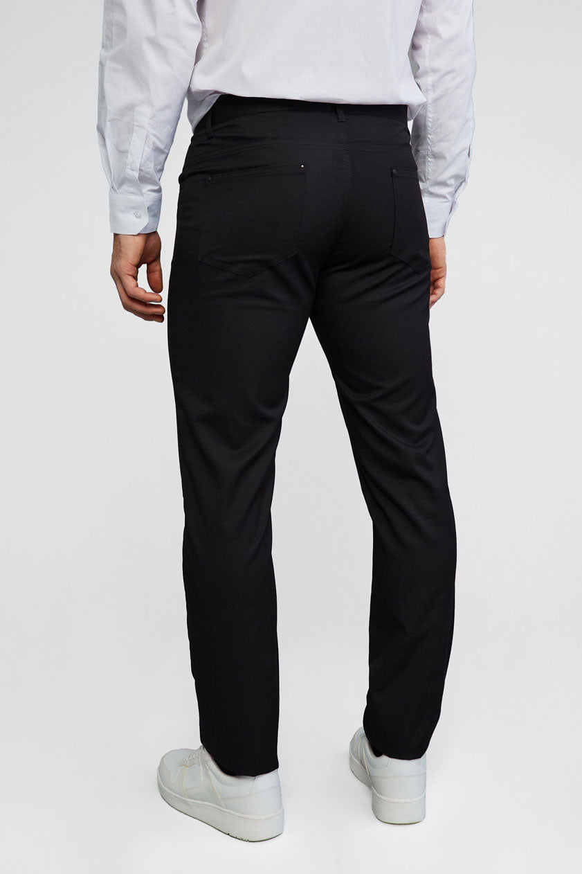 Pantalon habillé 5 poches - Homme && NOIR