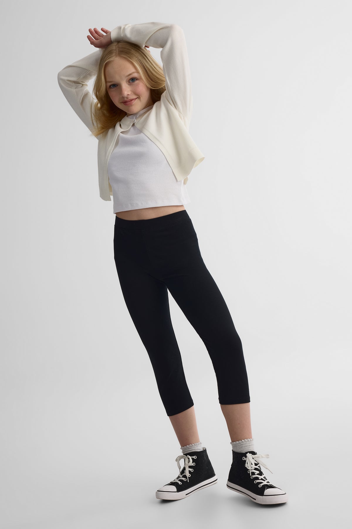 Legging bermuda, 2/25$ - Ado fille && NOIR