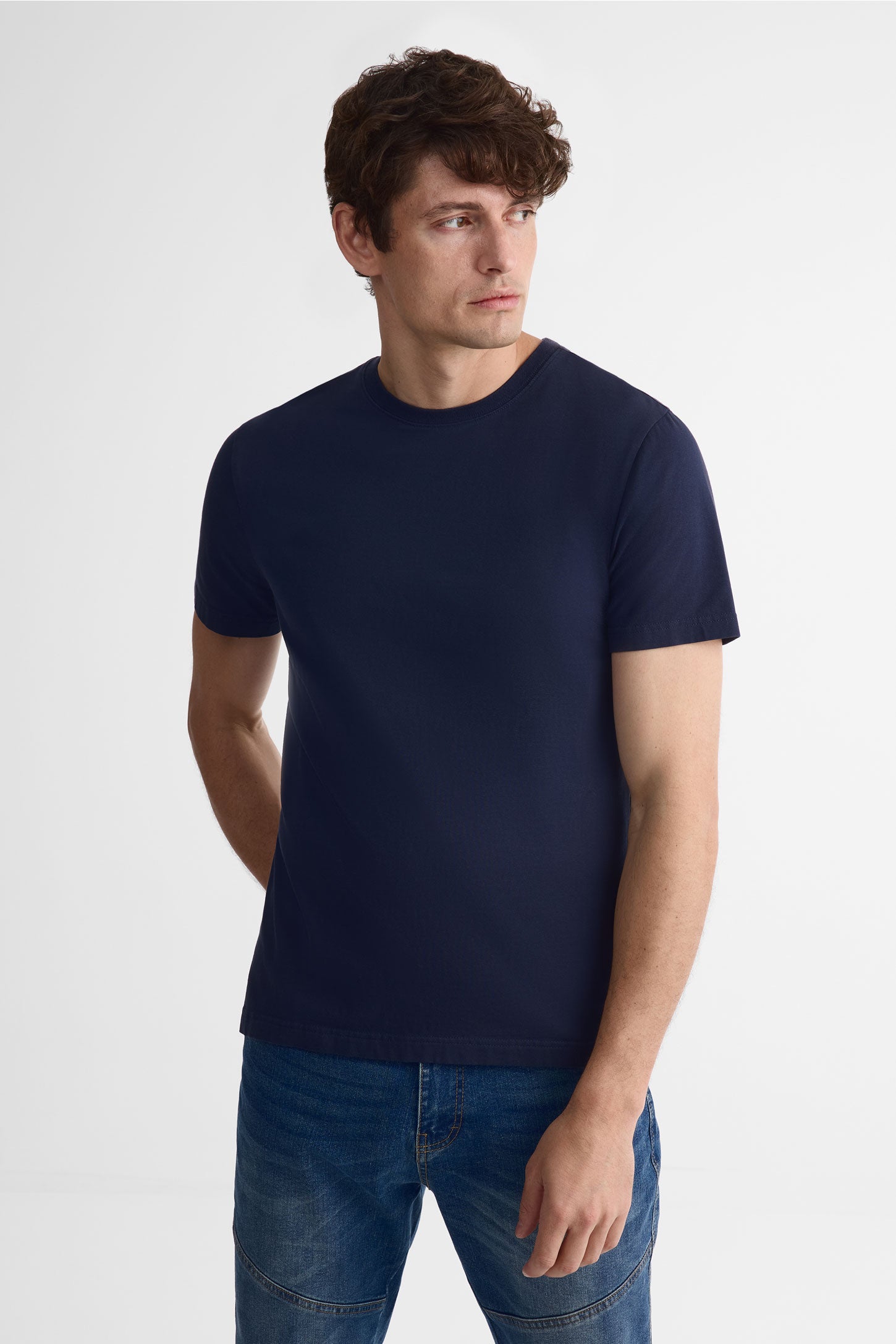 T-shirt Homme à Séchage Rapide - 95% Polyester, 5% élasthanne, Manches Longues, Coupe Sportive - 2