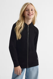 Veste à capuchon - Ado fille && NOIR