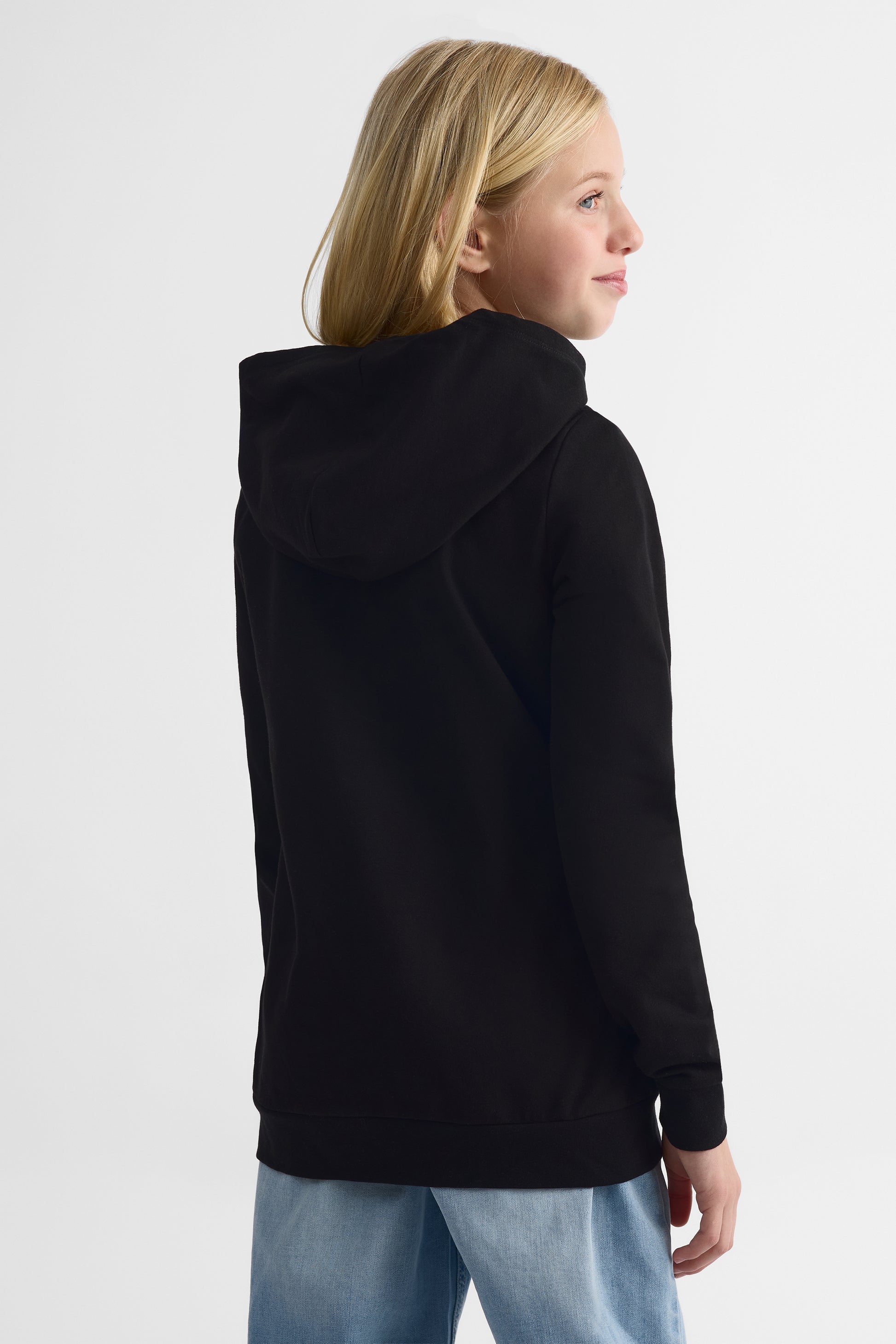 Veste à capuchon - Ado fille && NOIR