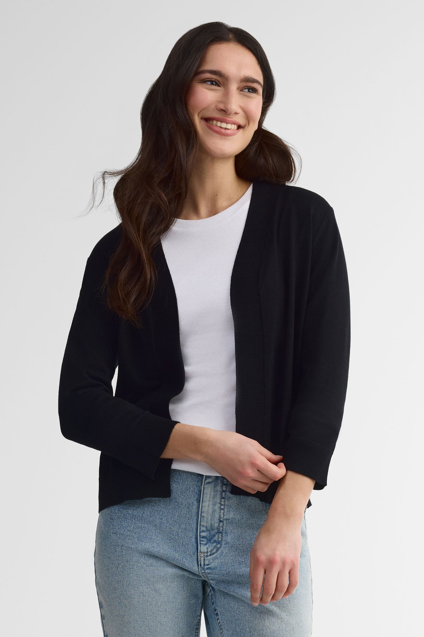 Boléro en tricot - Femme && NOIR