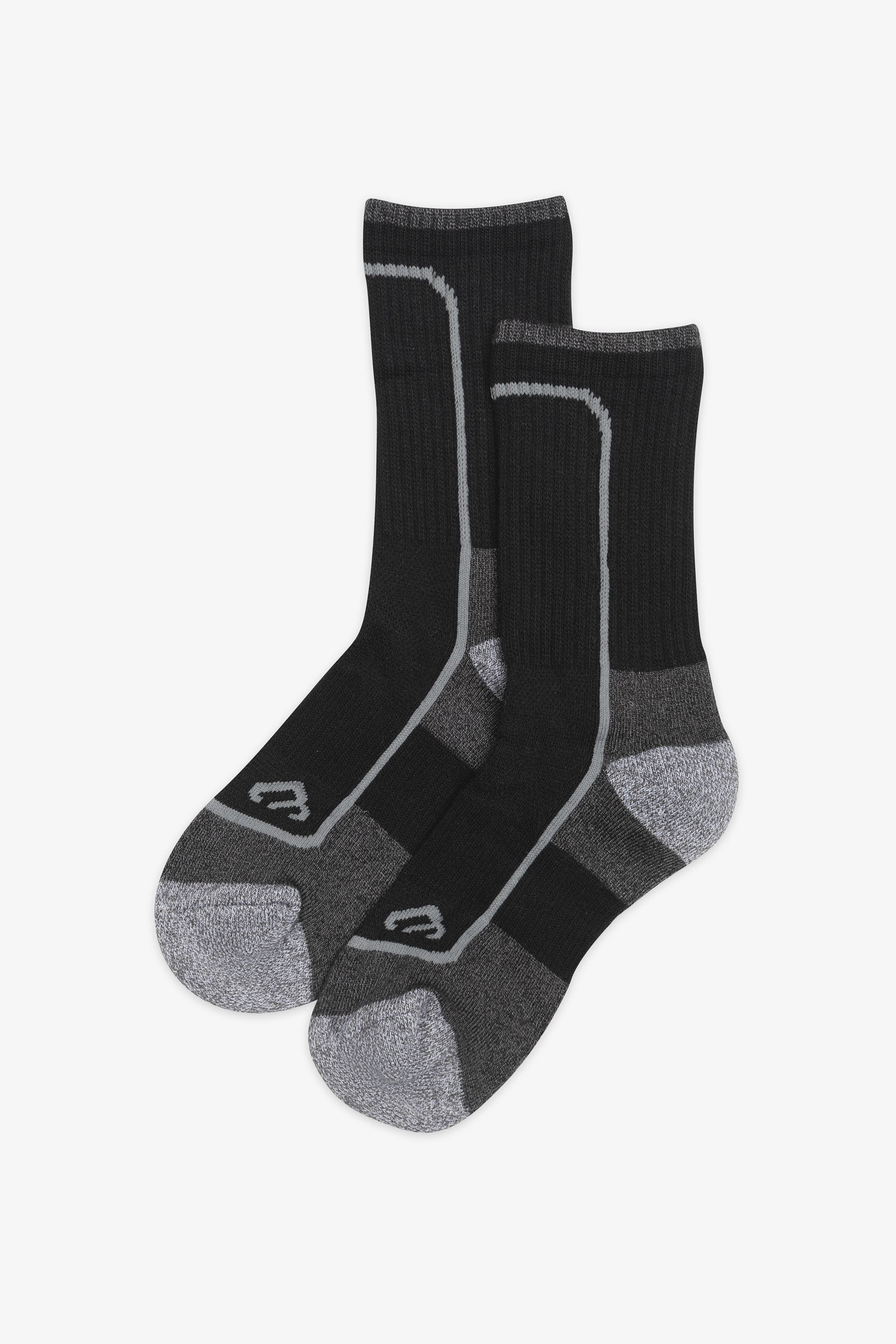 Lot de 2 paires de chaussettes athlétique - Ado garçon - Aubainerie