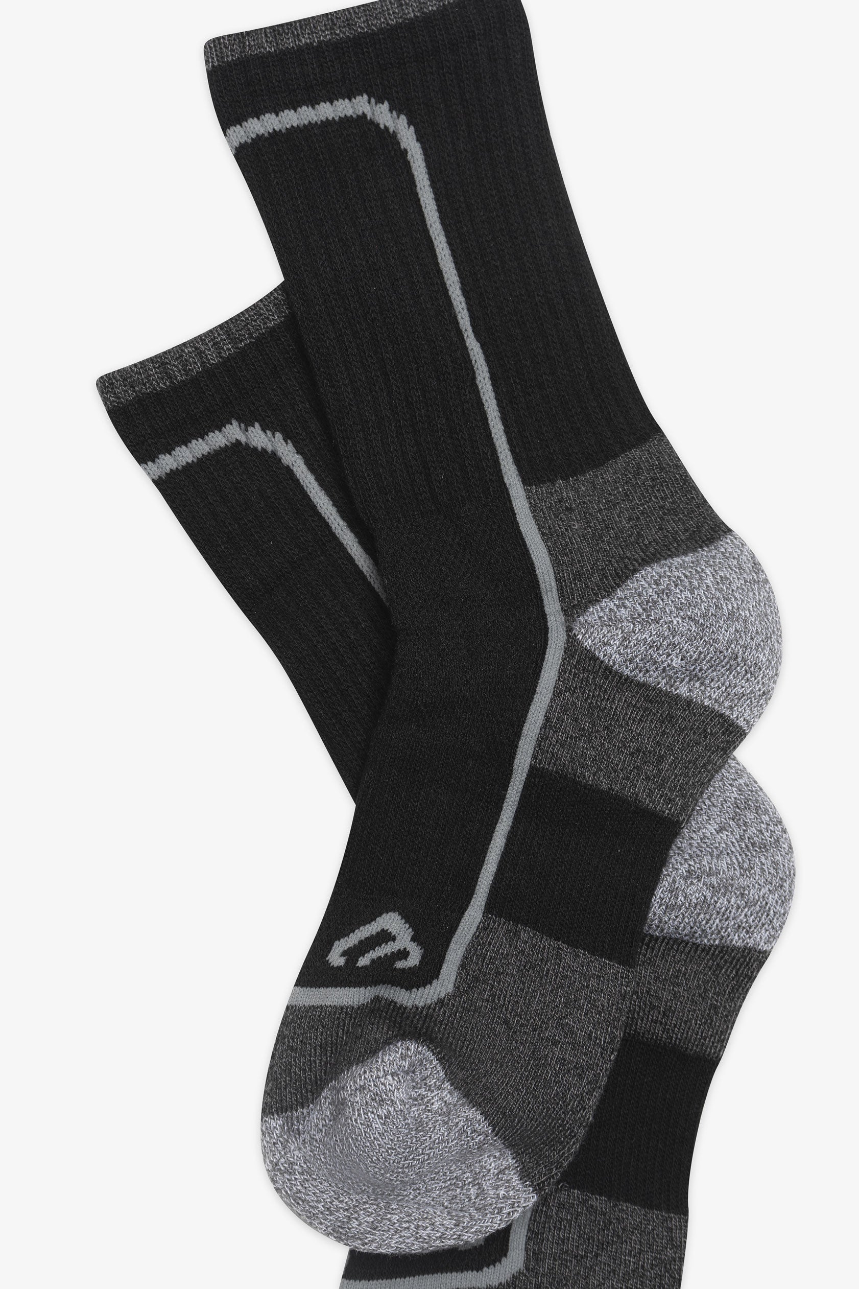 Lot de 2 paires de chaussettes athlétique - Ado garçon - Aubainerie