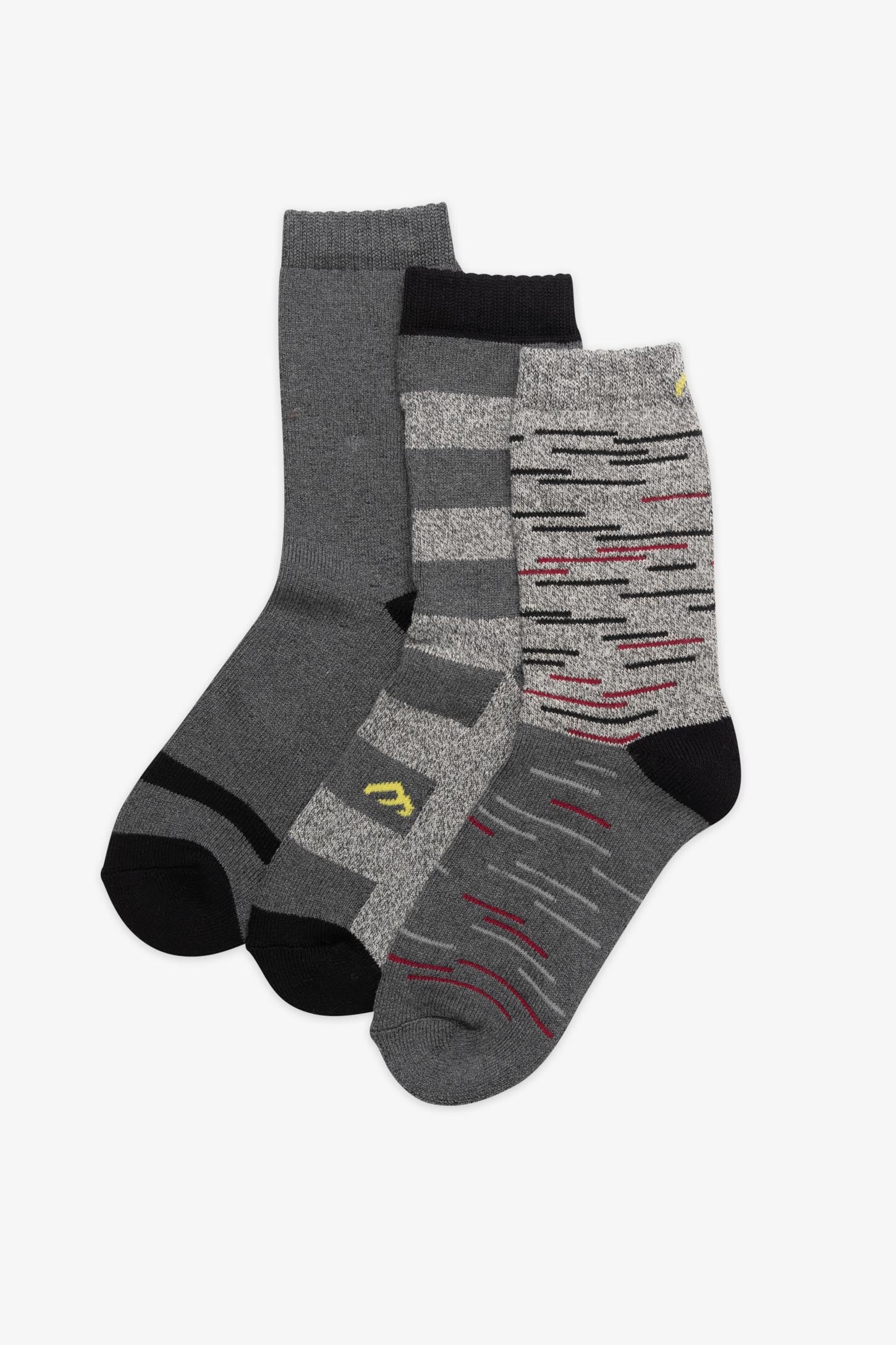 Lot de 3 paires de chaussettes thermales BM - Ado garçon && COULEUR 1