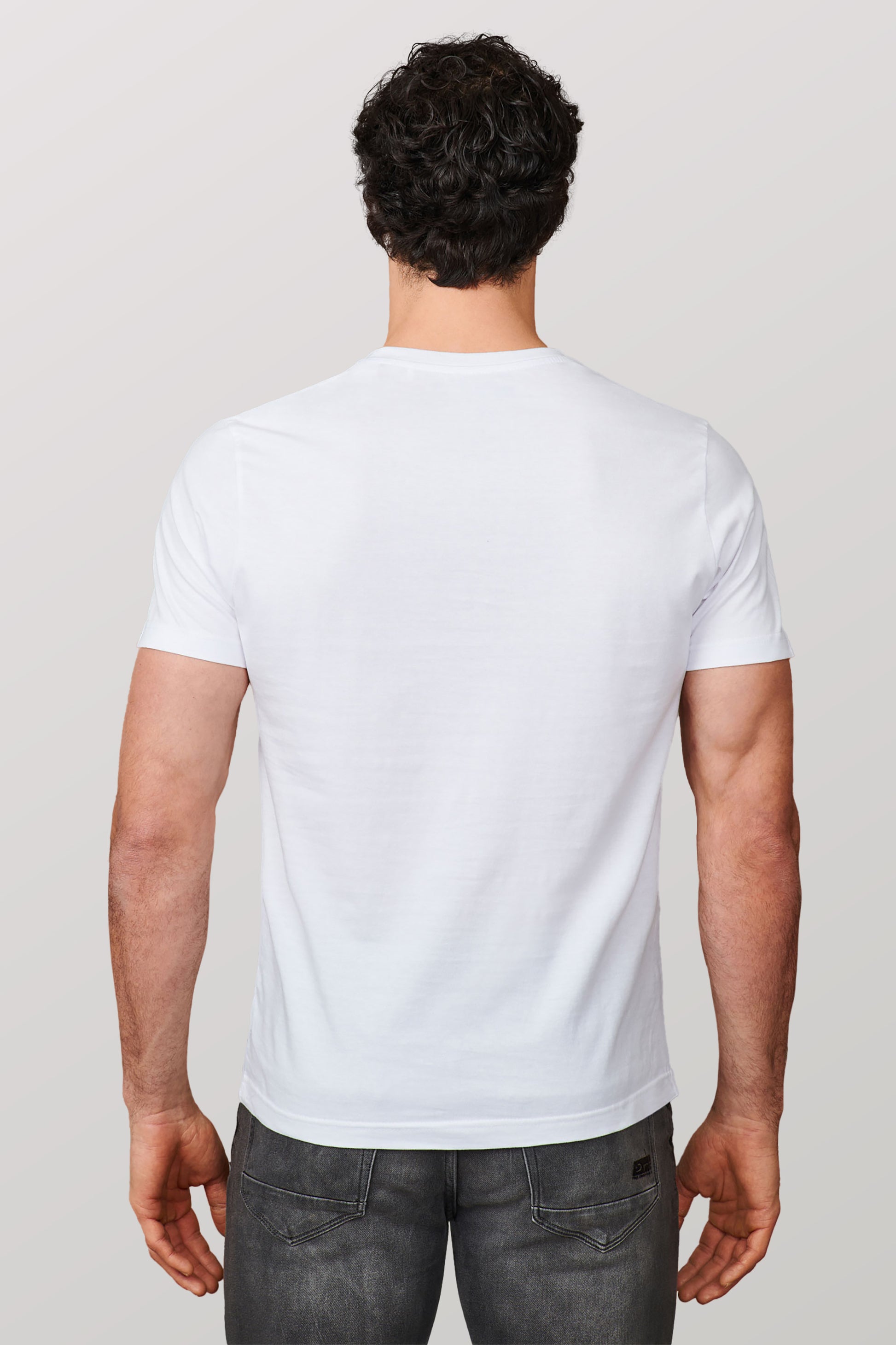 T-Shirt À Manches Longues Accleton - Blue Mlt - XL | White Stuff