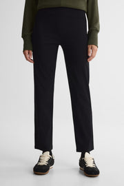 Pantalon en twill extensible - Femme && NOIR