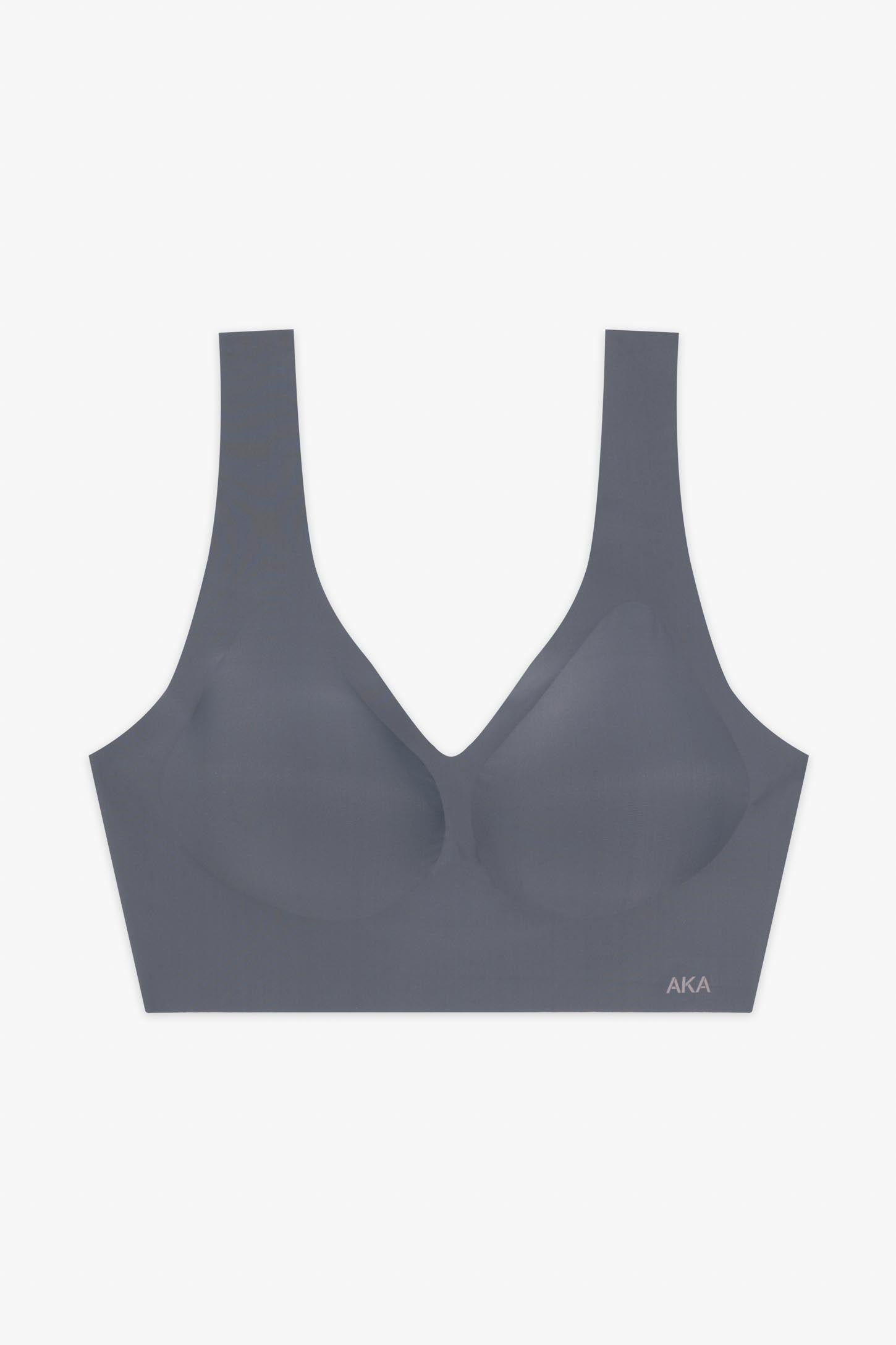 Bralette plongeante - Femme && CHARBON

