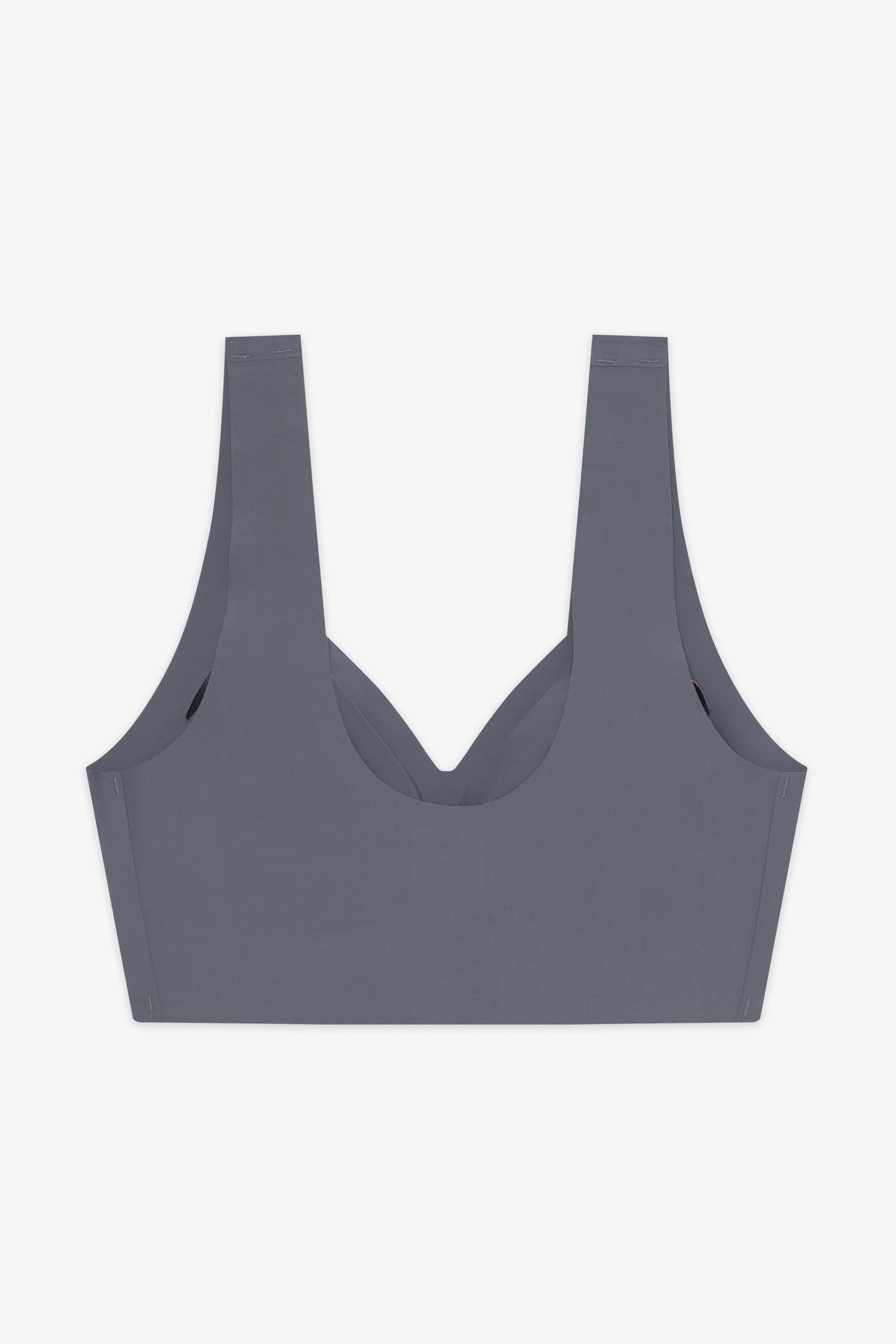 Bralette plongeante - Femme && CHARBON
