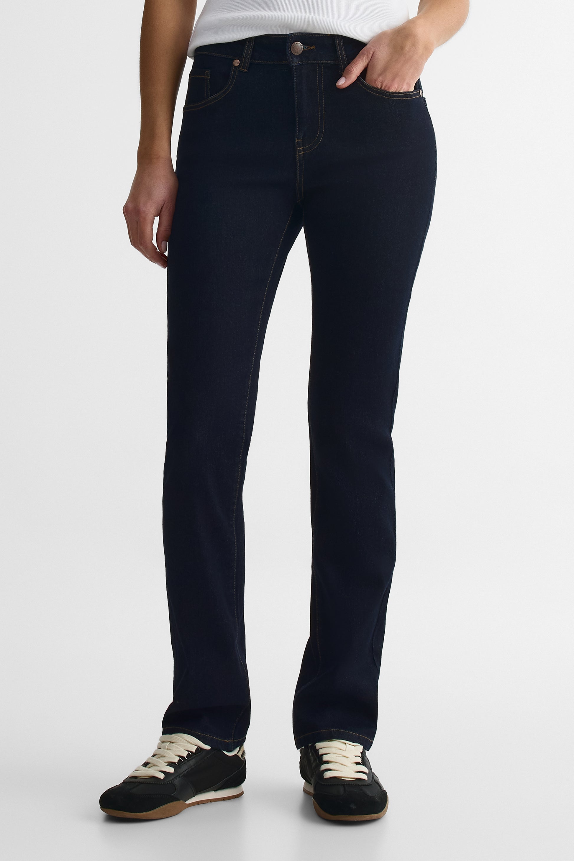 Jeans 5 poches à jambe droite - Femme && RINSE