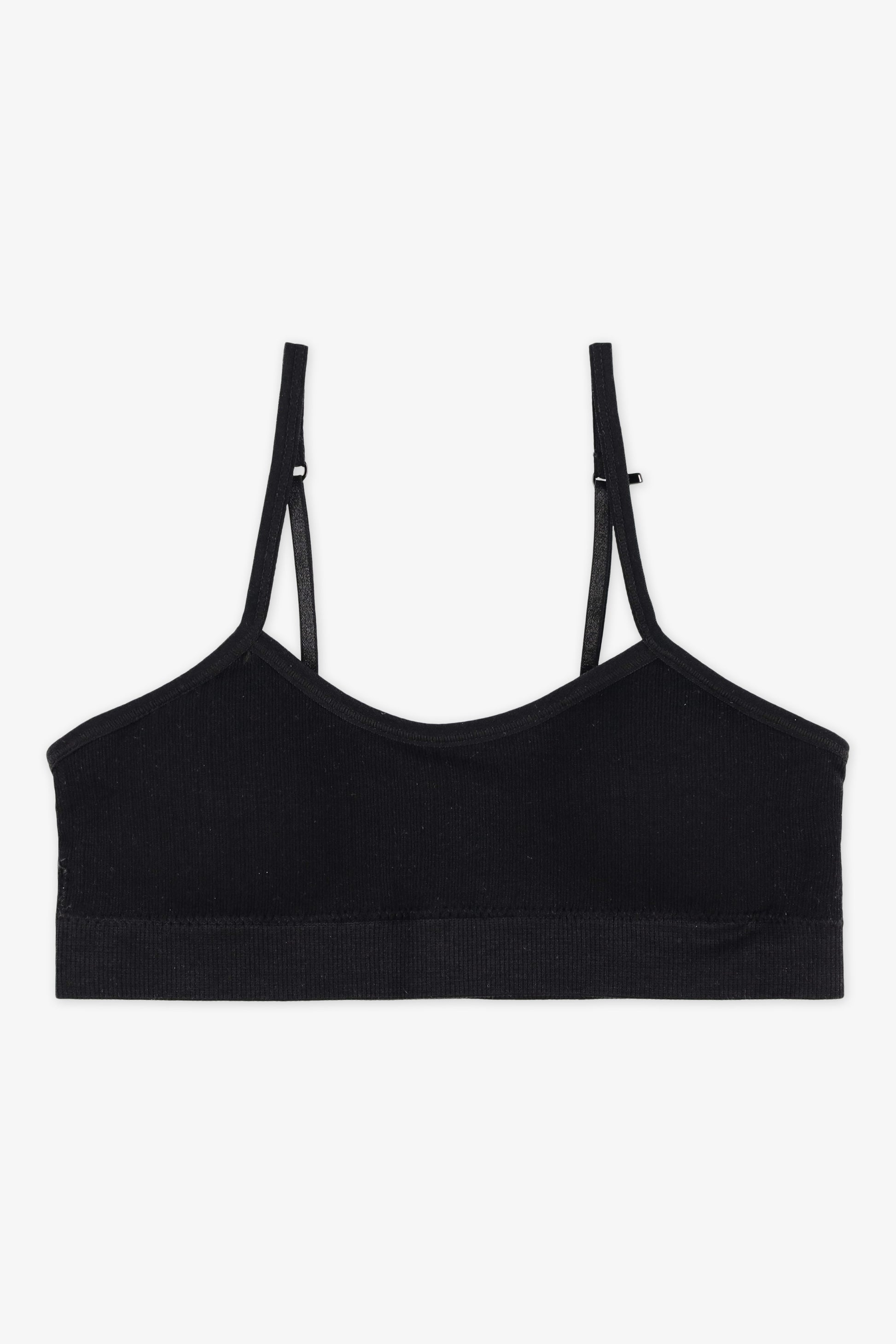 Bralette bretelles fines - Ado fille && NOIR