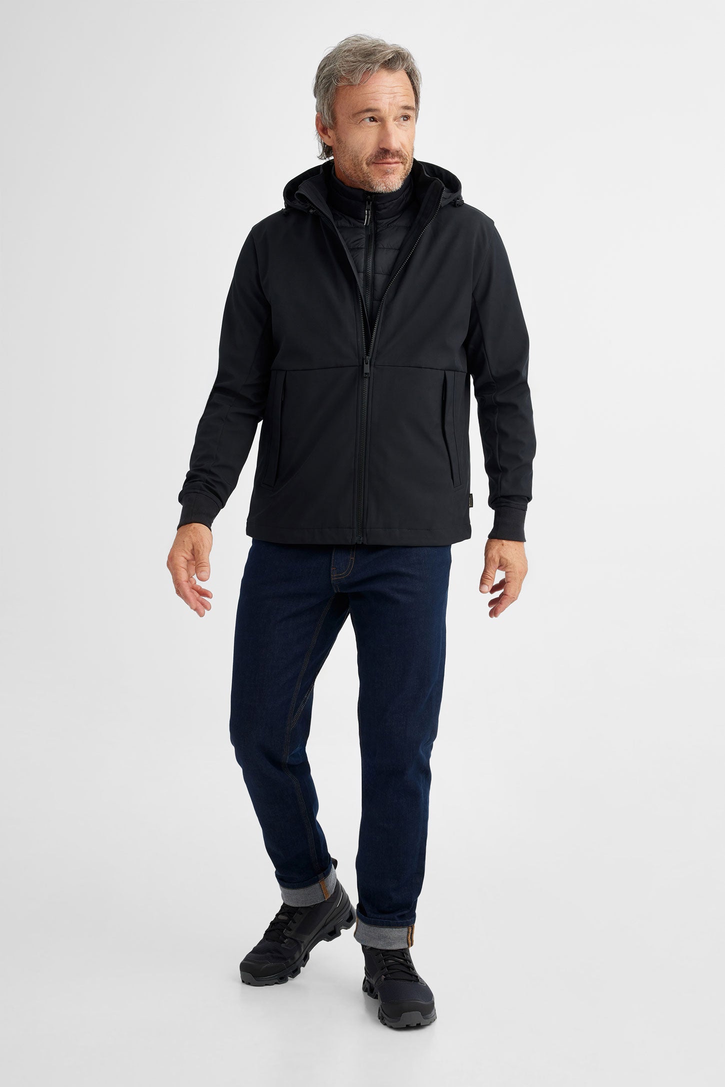 Manteau 3-en-1 BM - Homme && NOIR