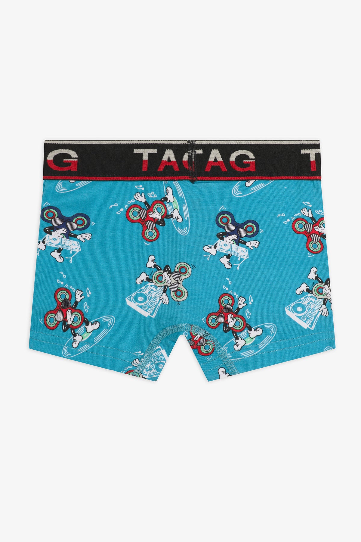 Caleçon imprimé - Enfant garçon && TURQUOISE