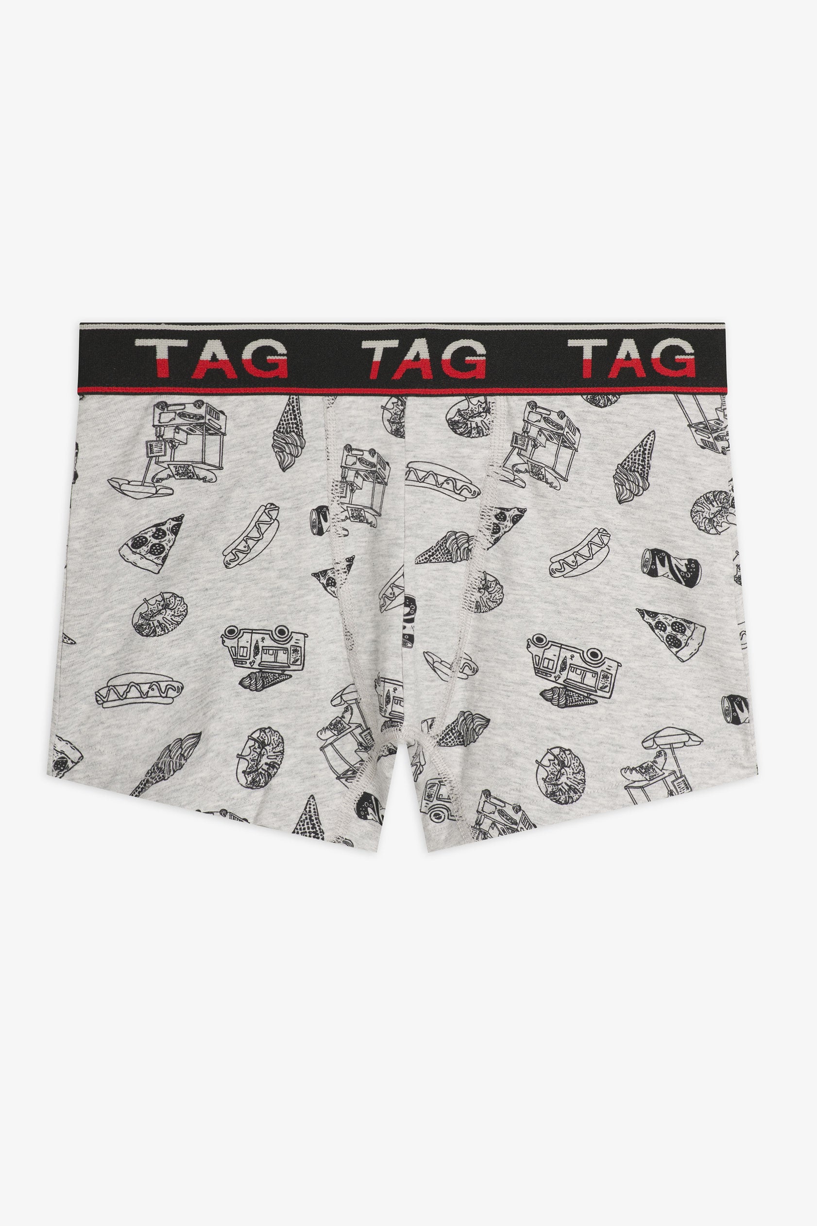 Caleçon - Ado garçon && MIX GRIS CLAIR