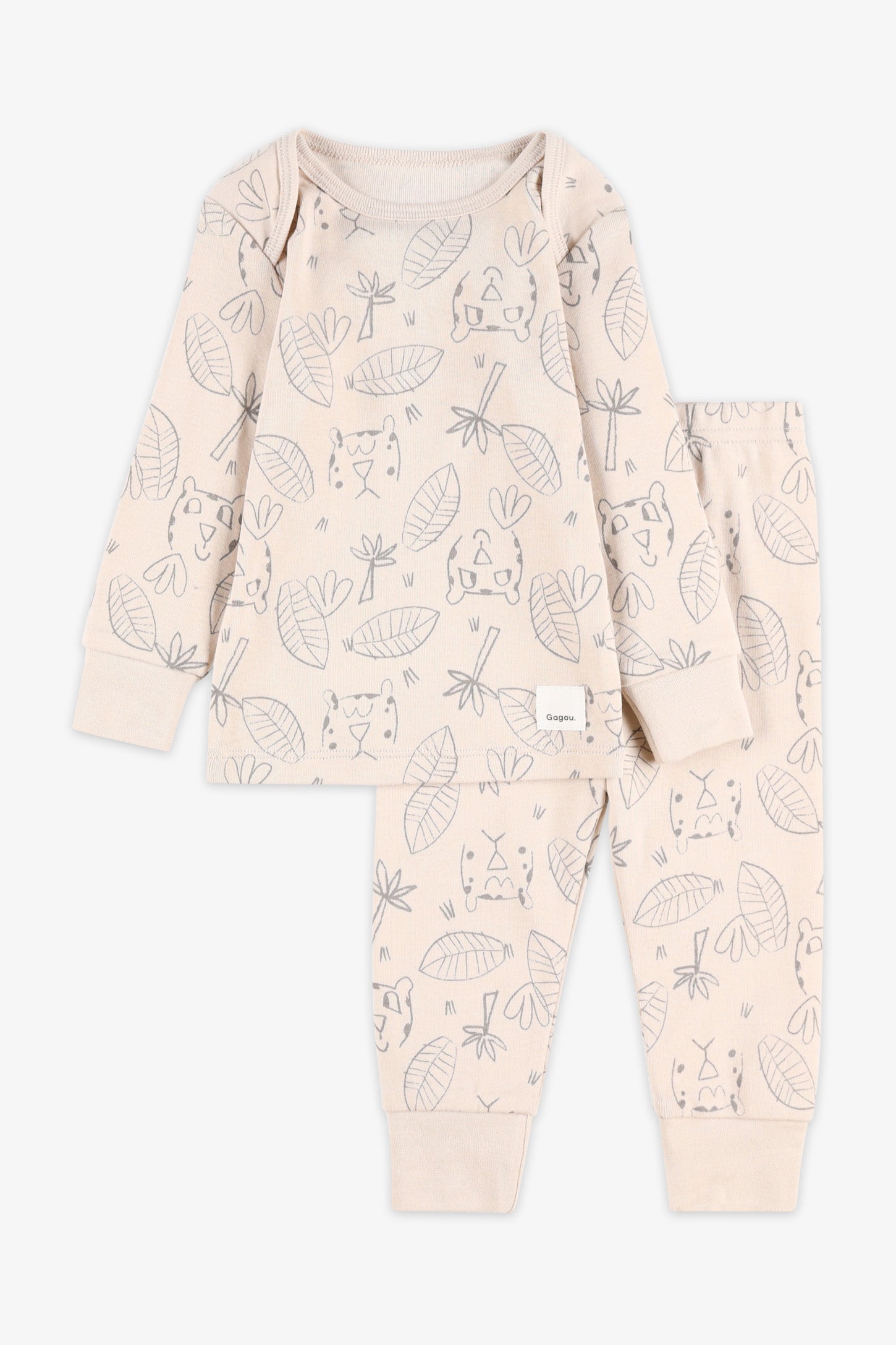 Ensemble 2-pièces coton bio, 2/30$ - Bébé garçon && BEIGE