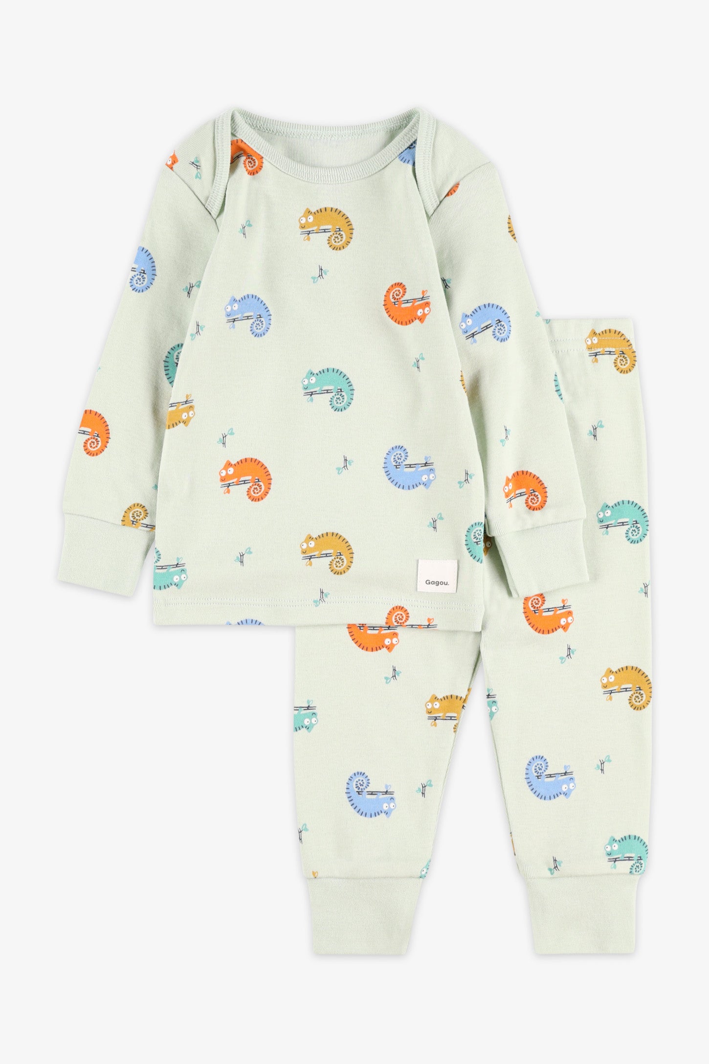 Ensemble 2-pièces coton bio, 2/30$ - Bébé garçon && VERT PALE
