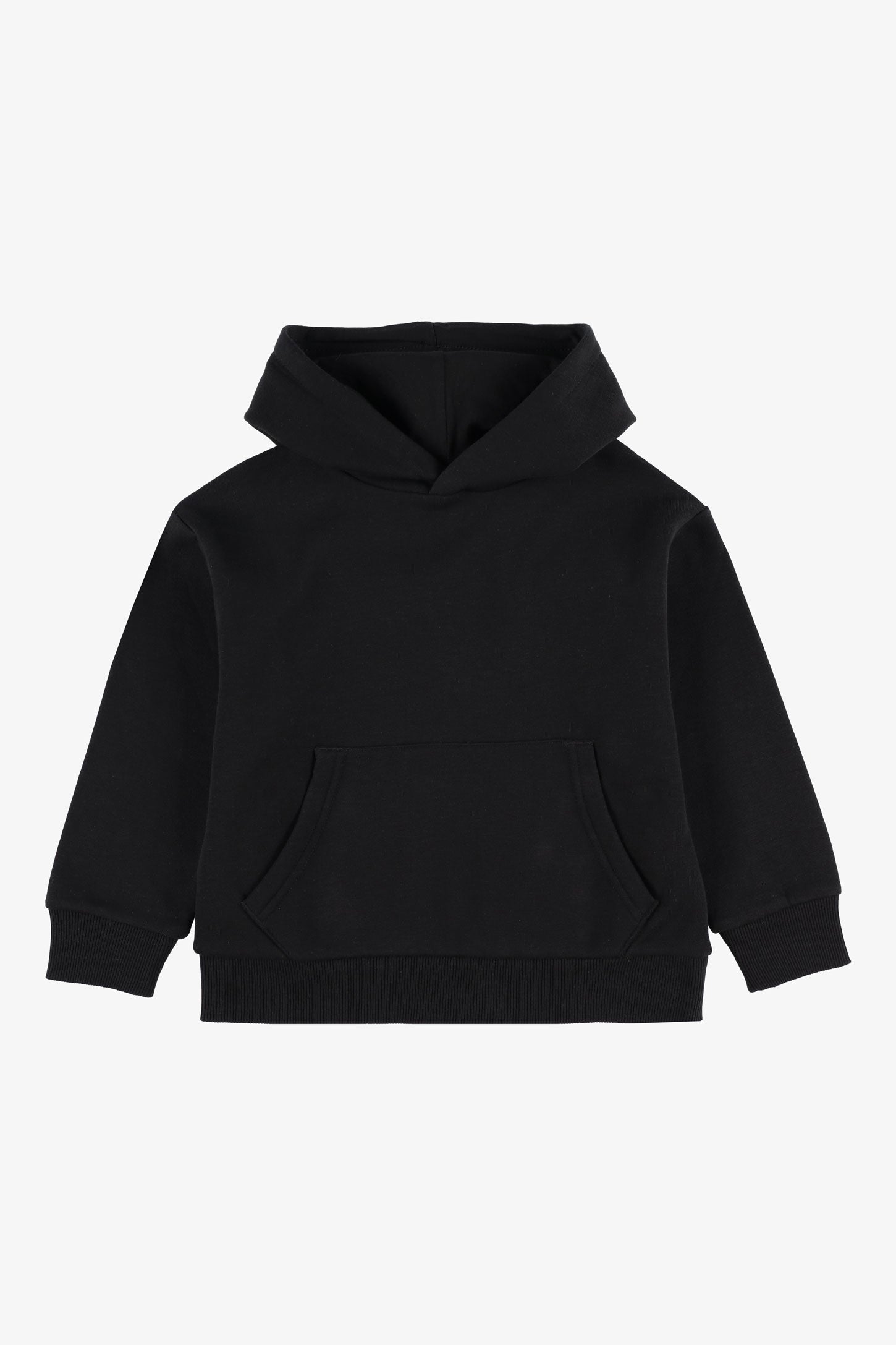 Chandail à capuchon coton ouaté - Enfant garçon && NOIR
