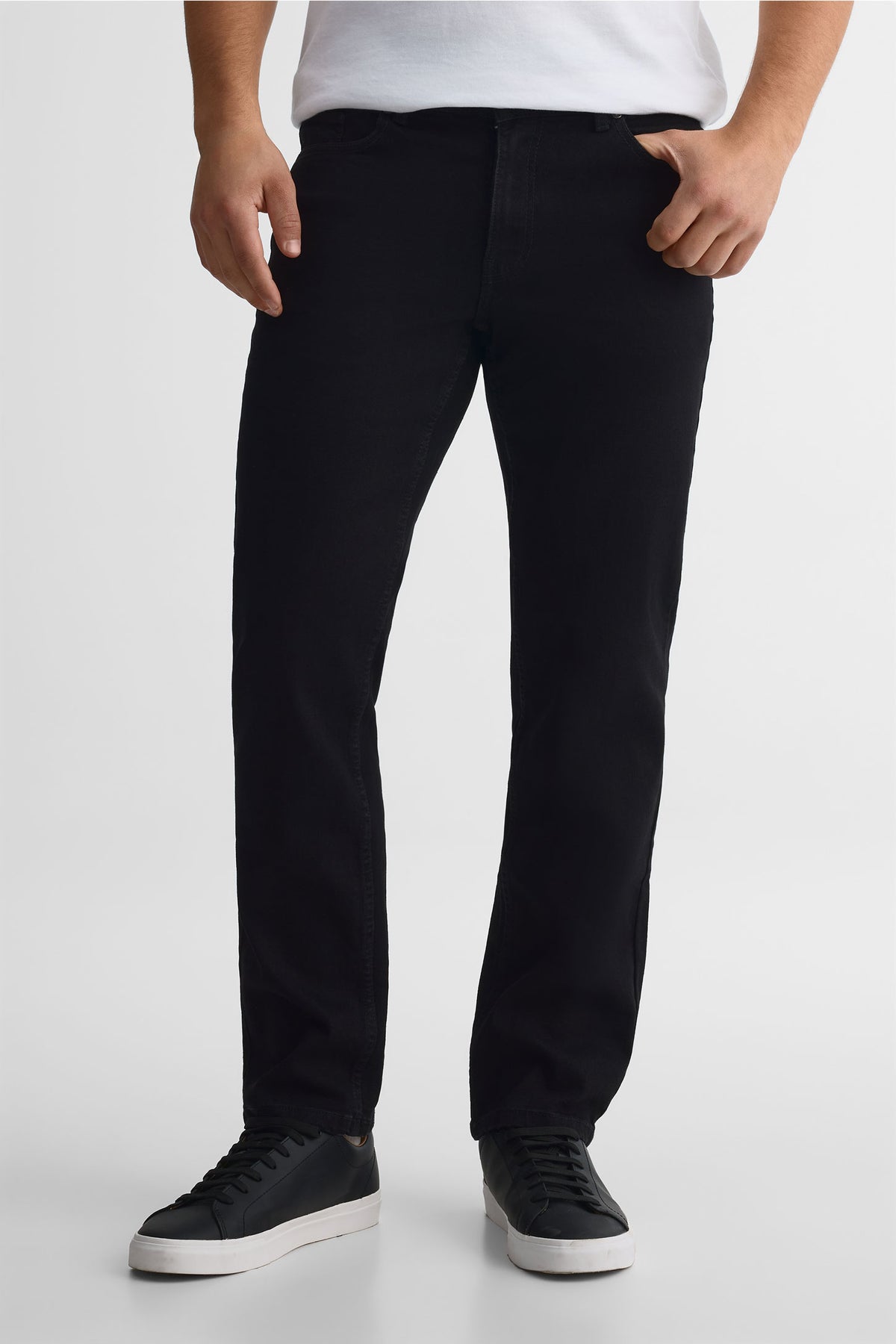 Jeans jambe droite - Homme && NOIR
